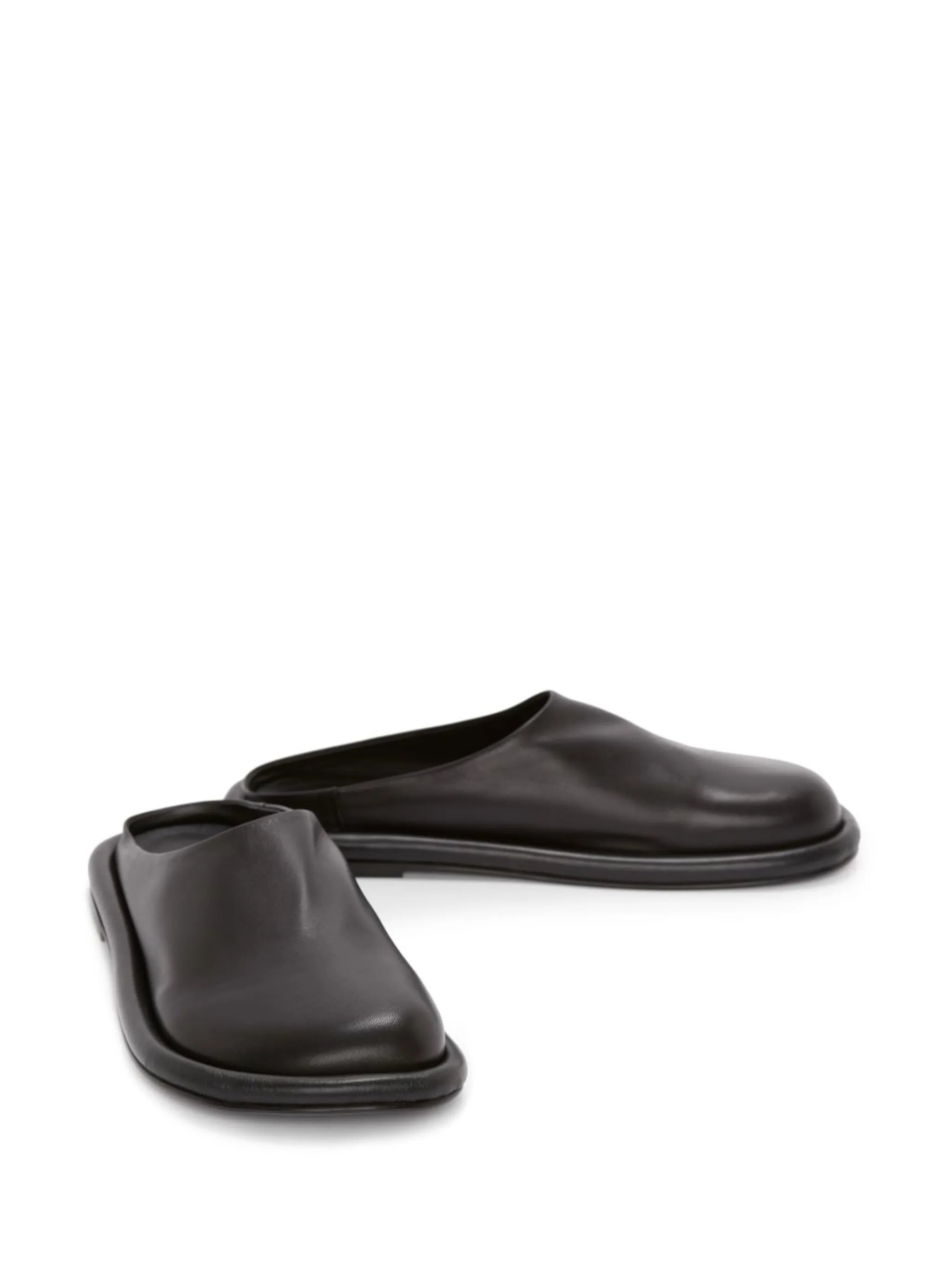 Bumper-Tube leather slippers