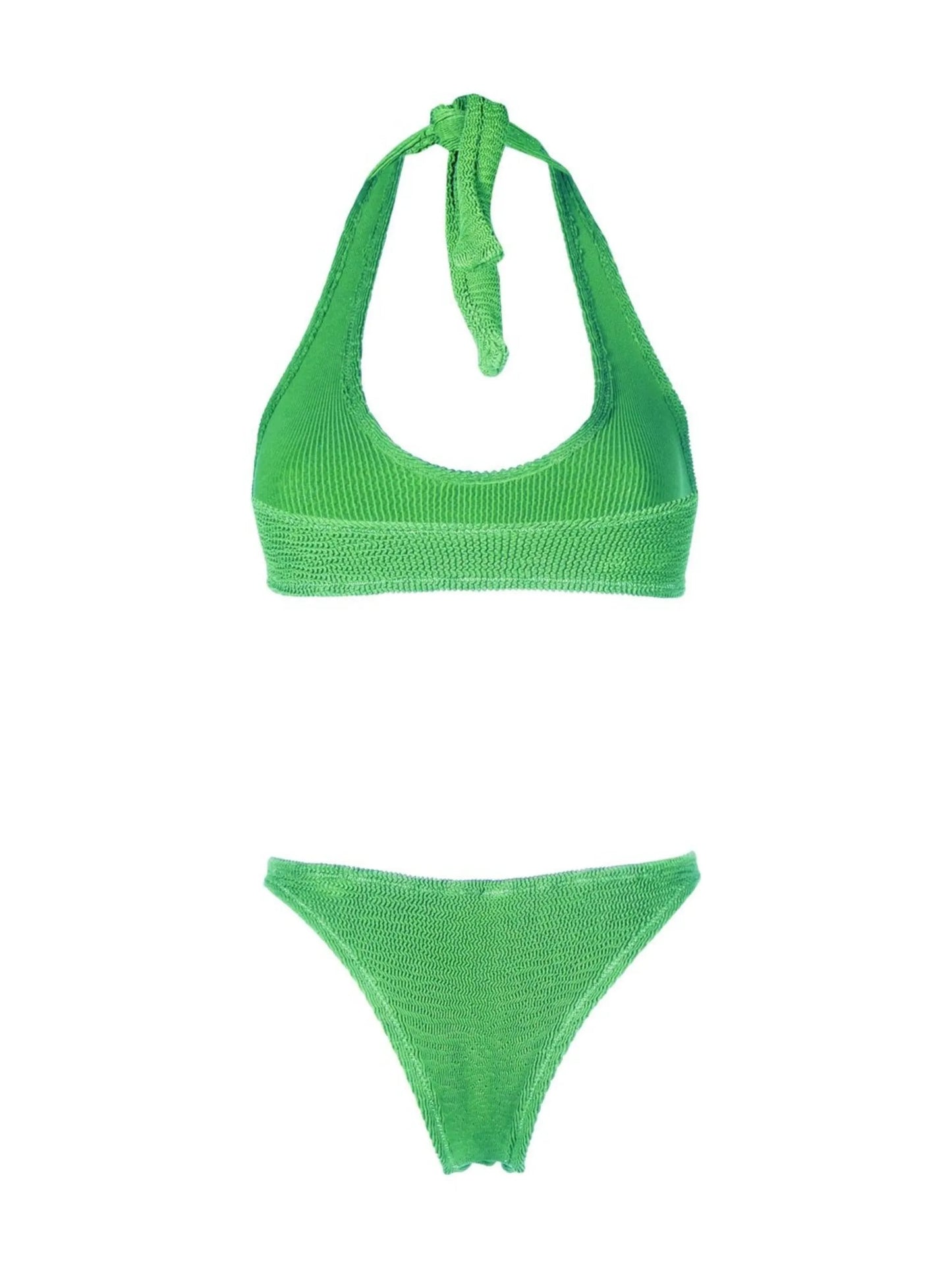 halterneck bikini set