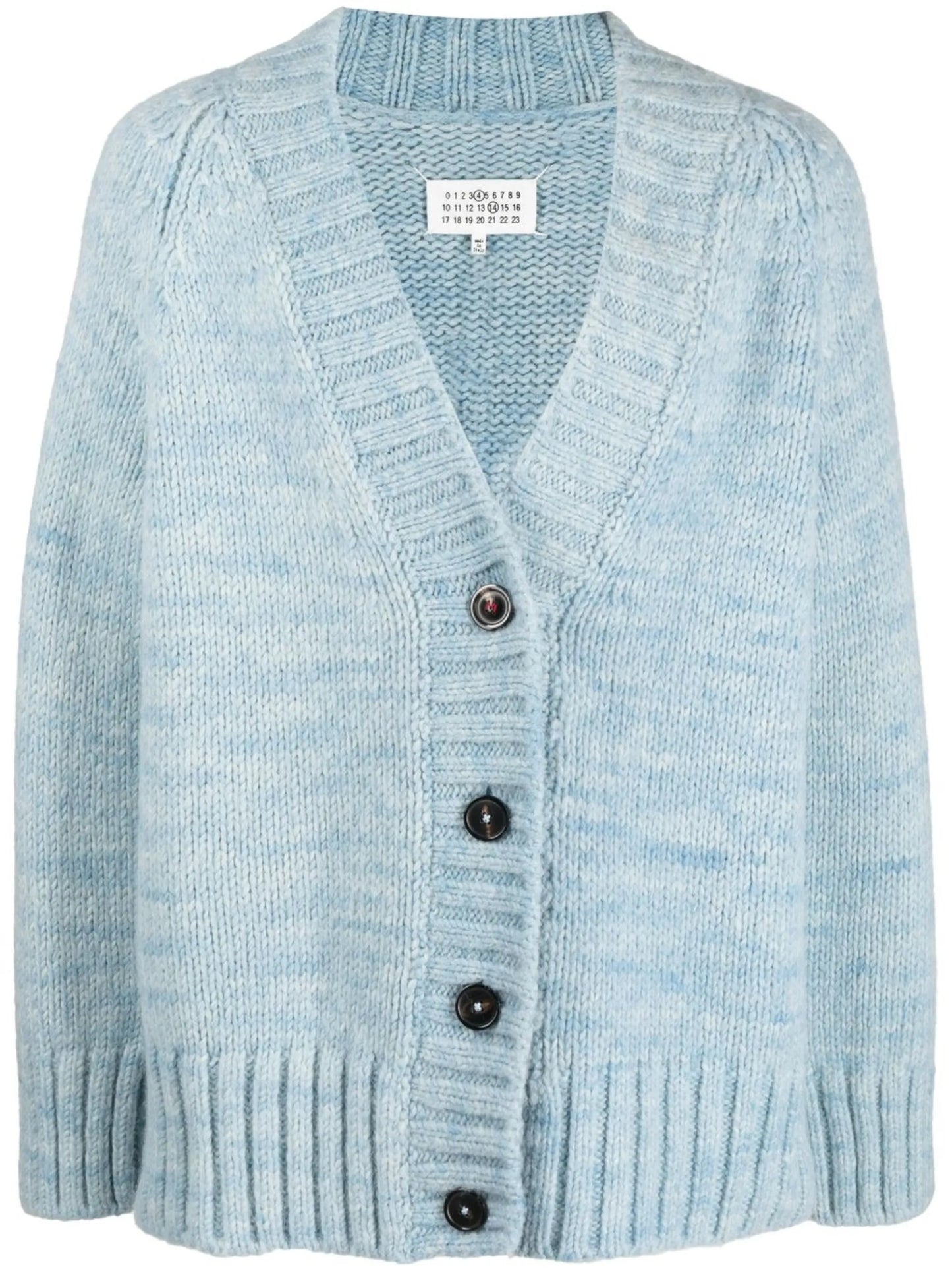 Botanical Dye V-neck cardigan