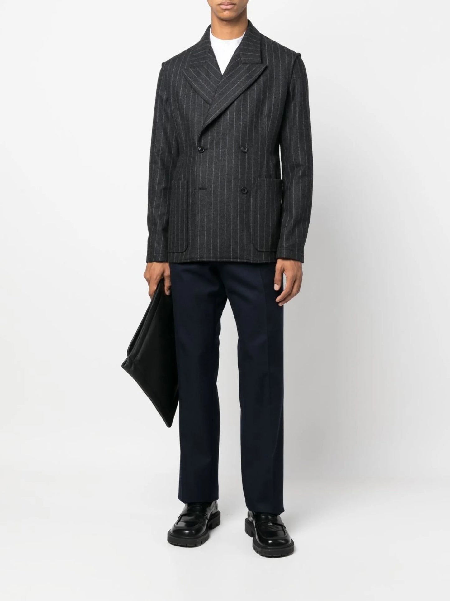 tailored wool trousers