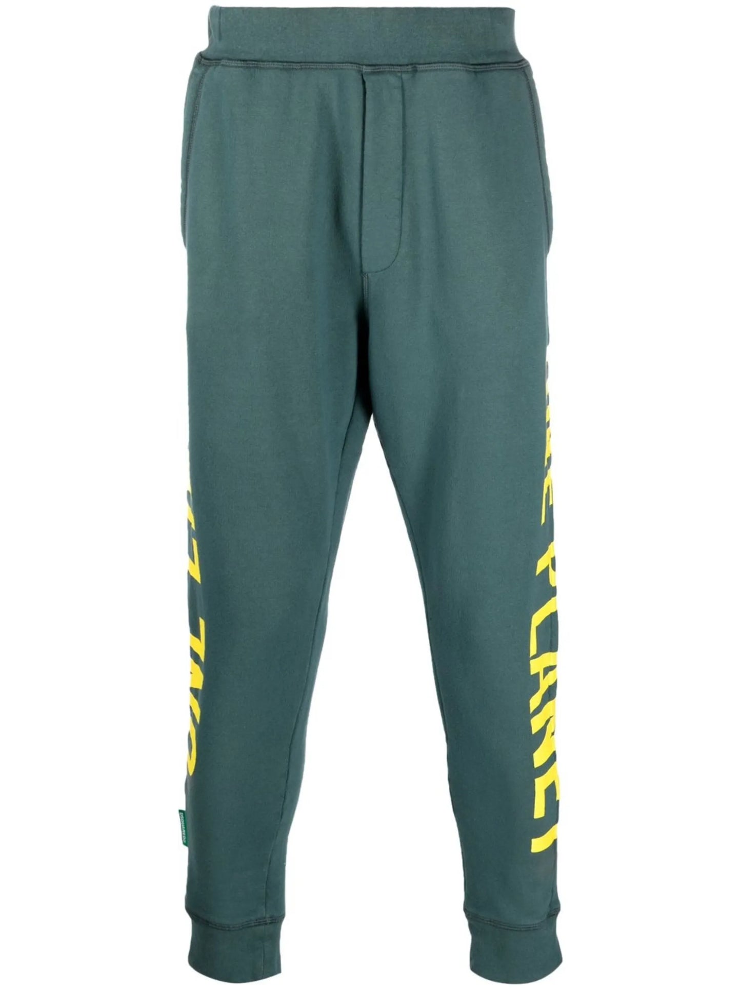 logo-print cotton track pants