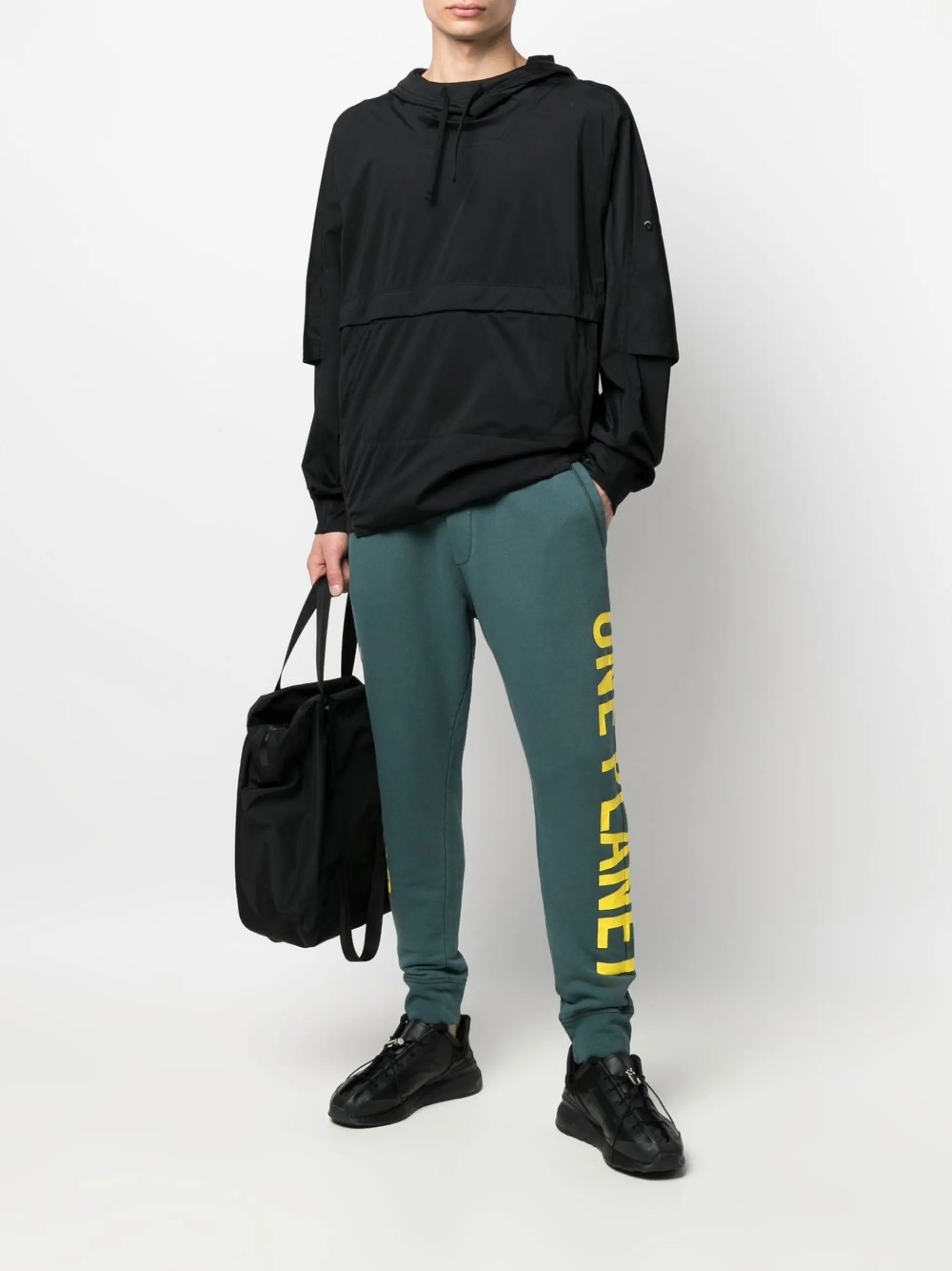 logo-print cotton track pants