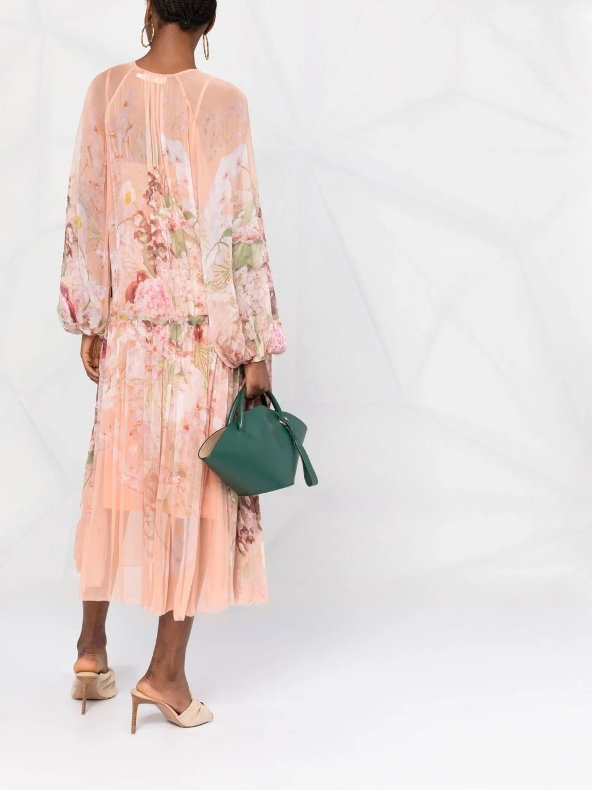 ZIMMERMANN 3660DDAN BLHGF BLUSH GARDEN FLORAL  Natural (Vegetable)->Cotton