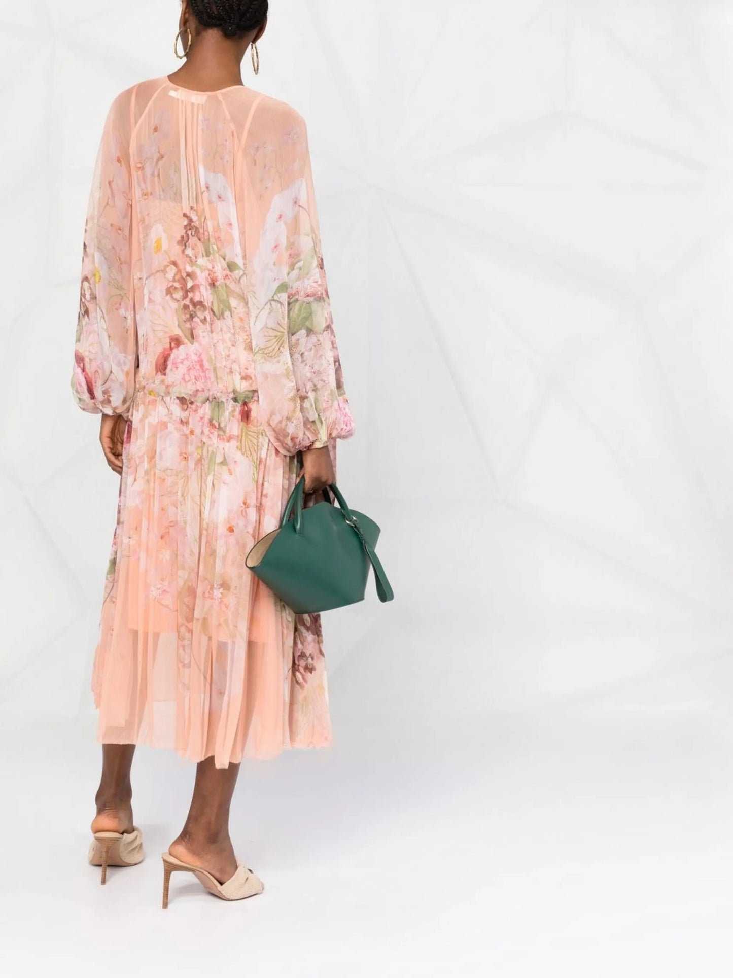 ZIMMERMANN 3660DDAN BLHGF BLUSH GARDEN FLORAL  Natural (Vegetable)->Cotton