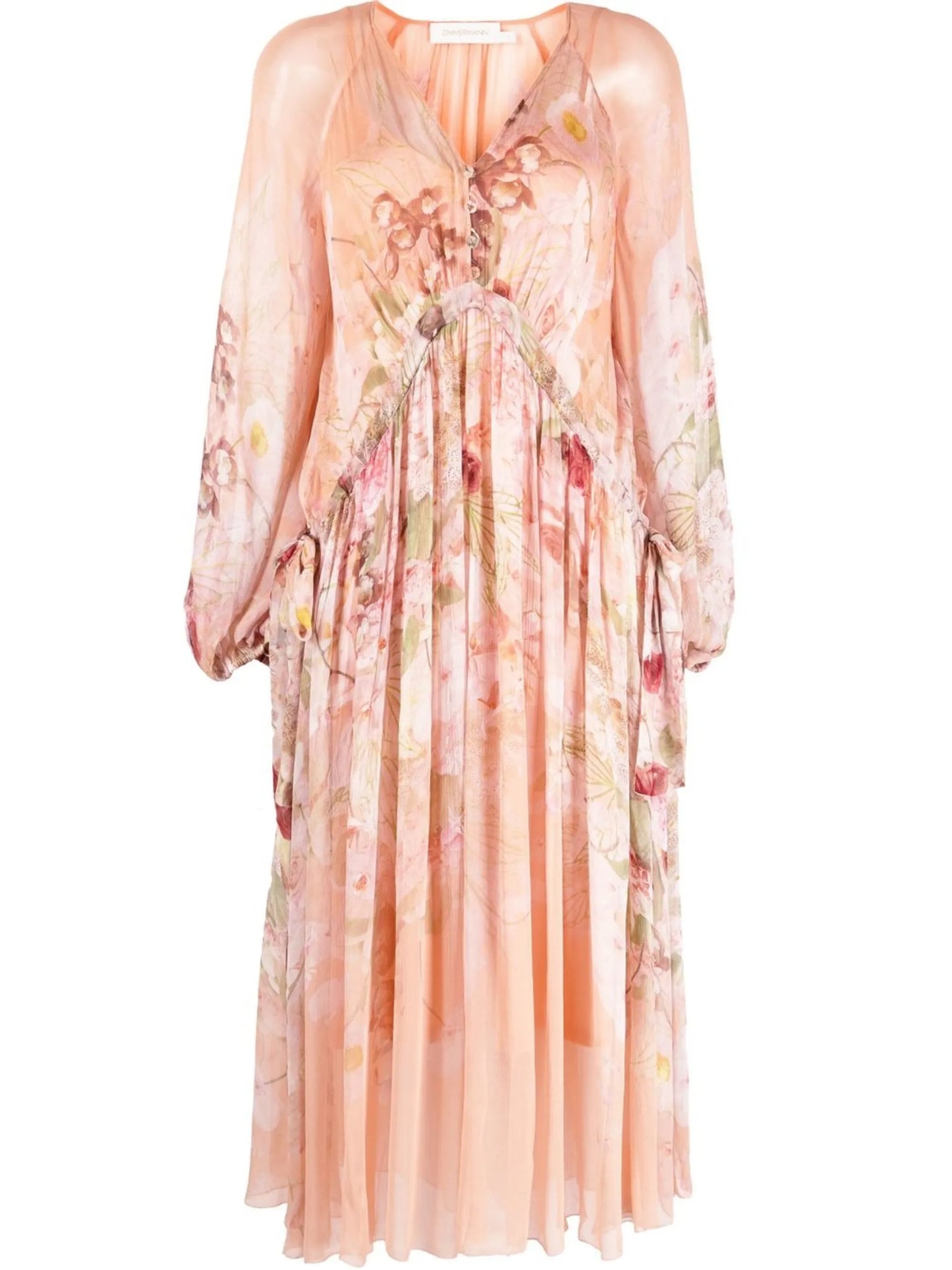 ZIMMERMANN 3660DDAN BLHGF BLUSH GARDEN FLORAL  Natural (Vegetable)->Cotton