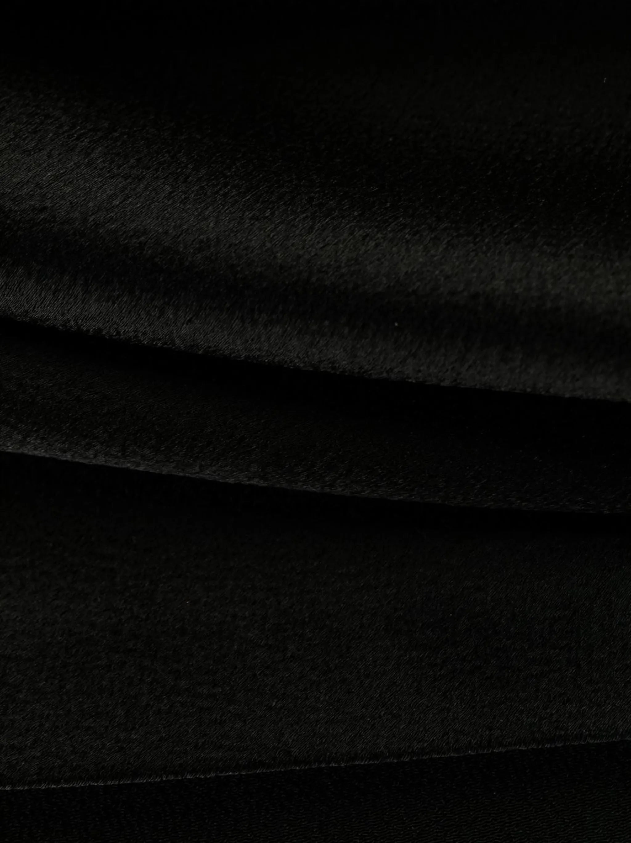 satin fishtail gown