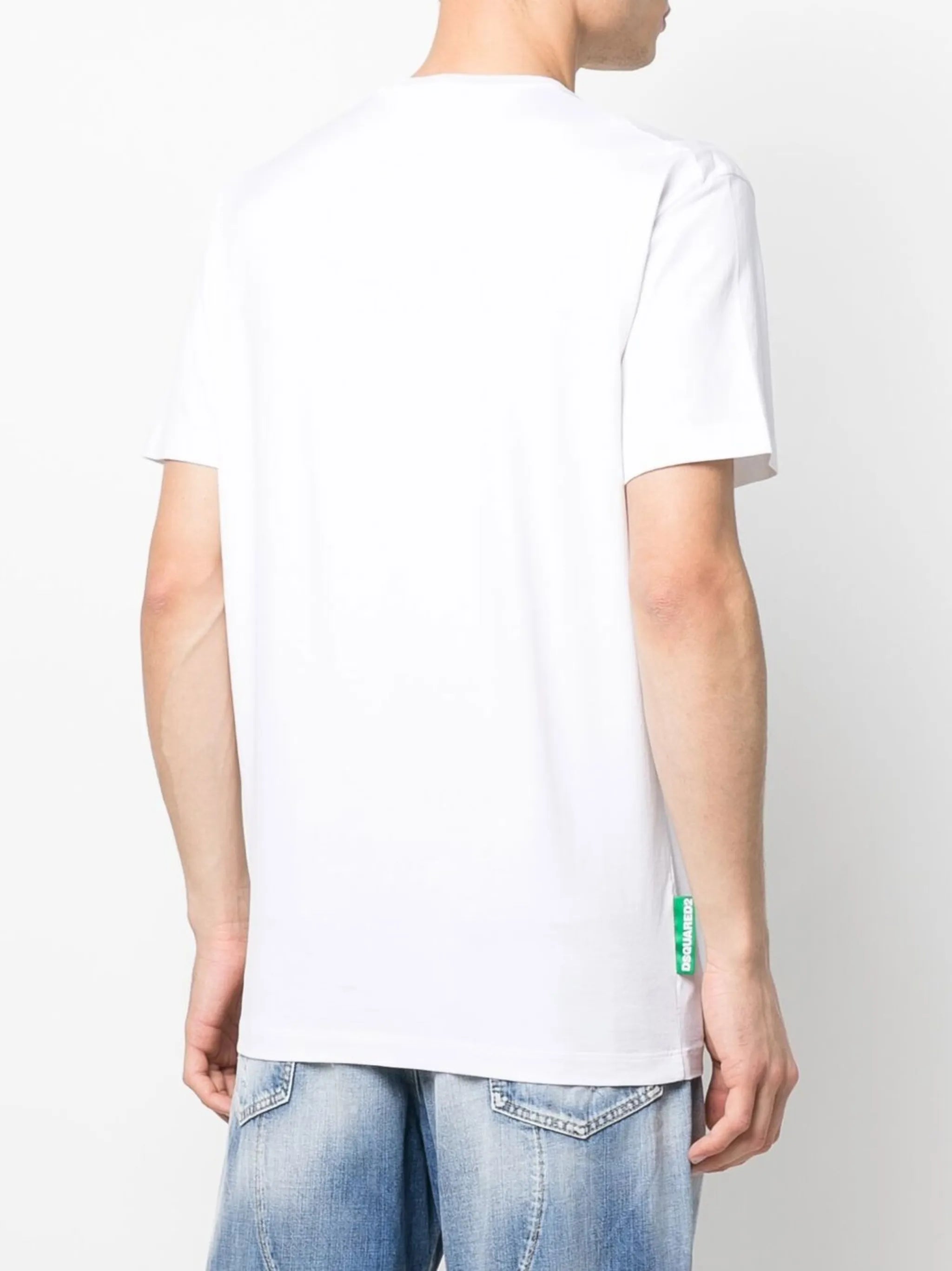 slogan-print cotton T-shirt