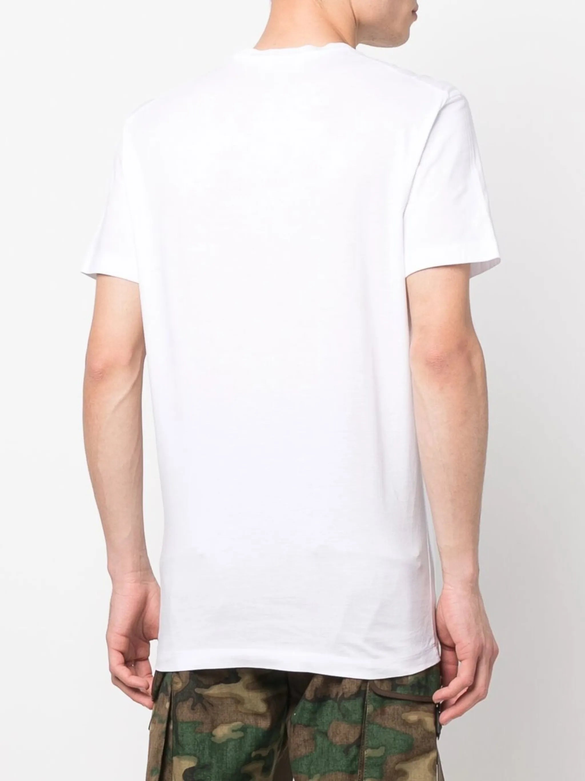slogan logo-print T-shirt