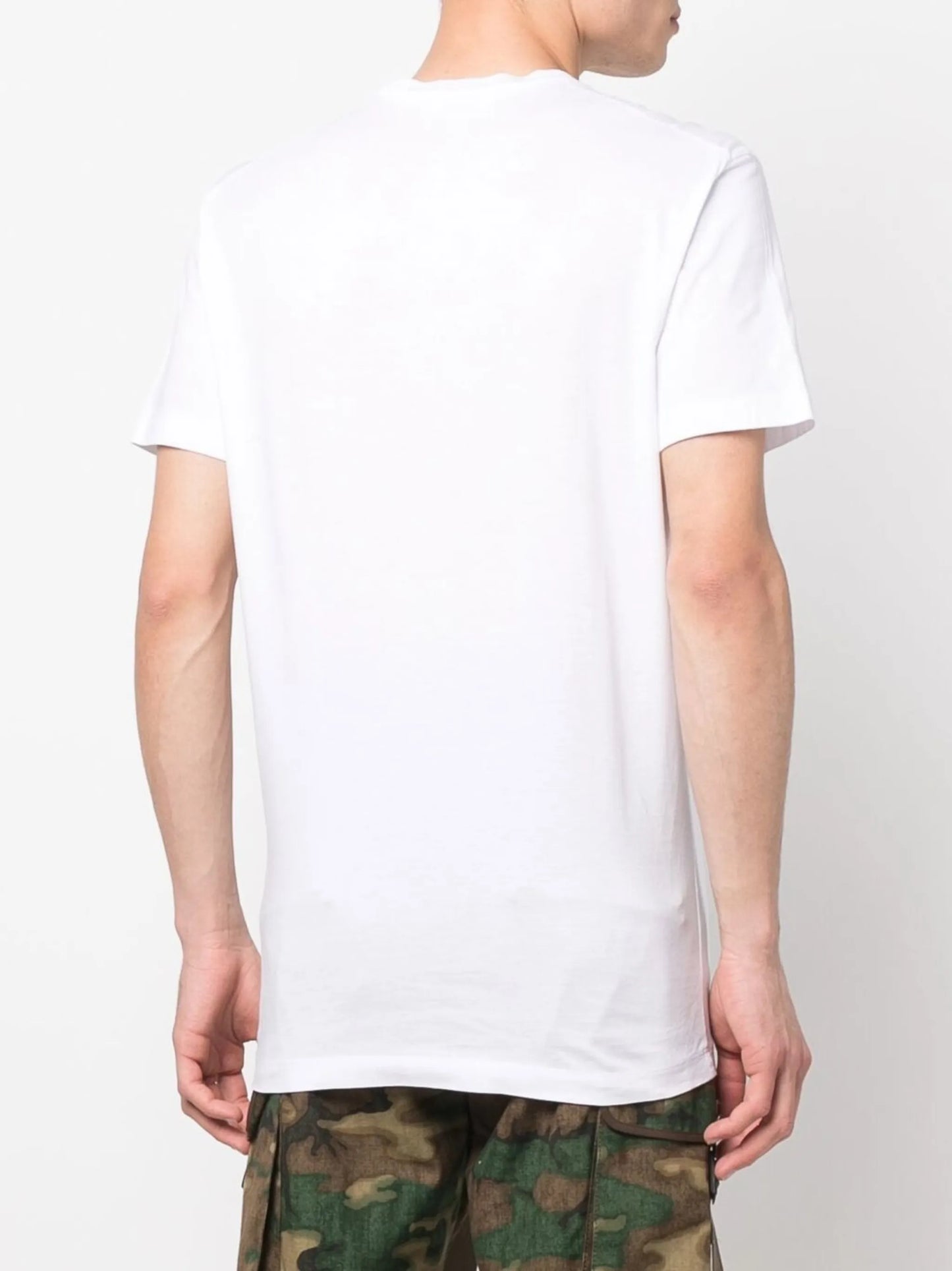 slogan logo-print T-shirt