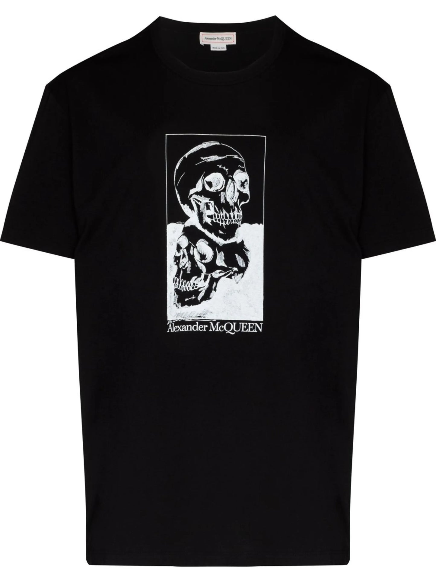 skull-print cotton T-shirt