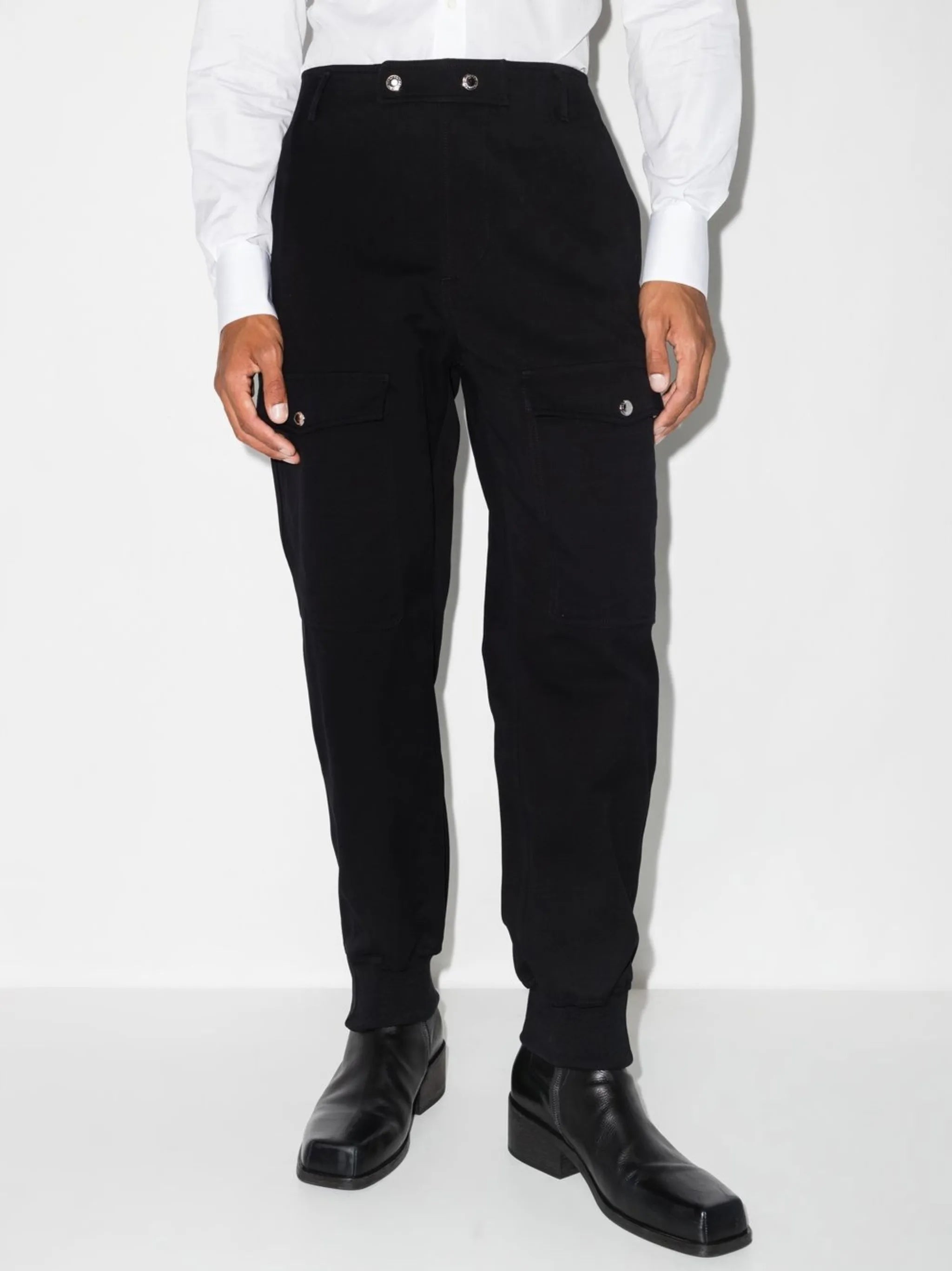 tapered cargo trousers