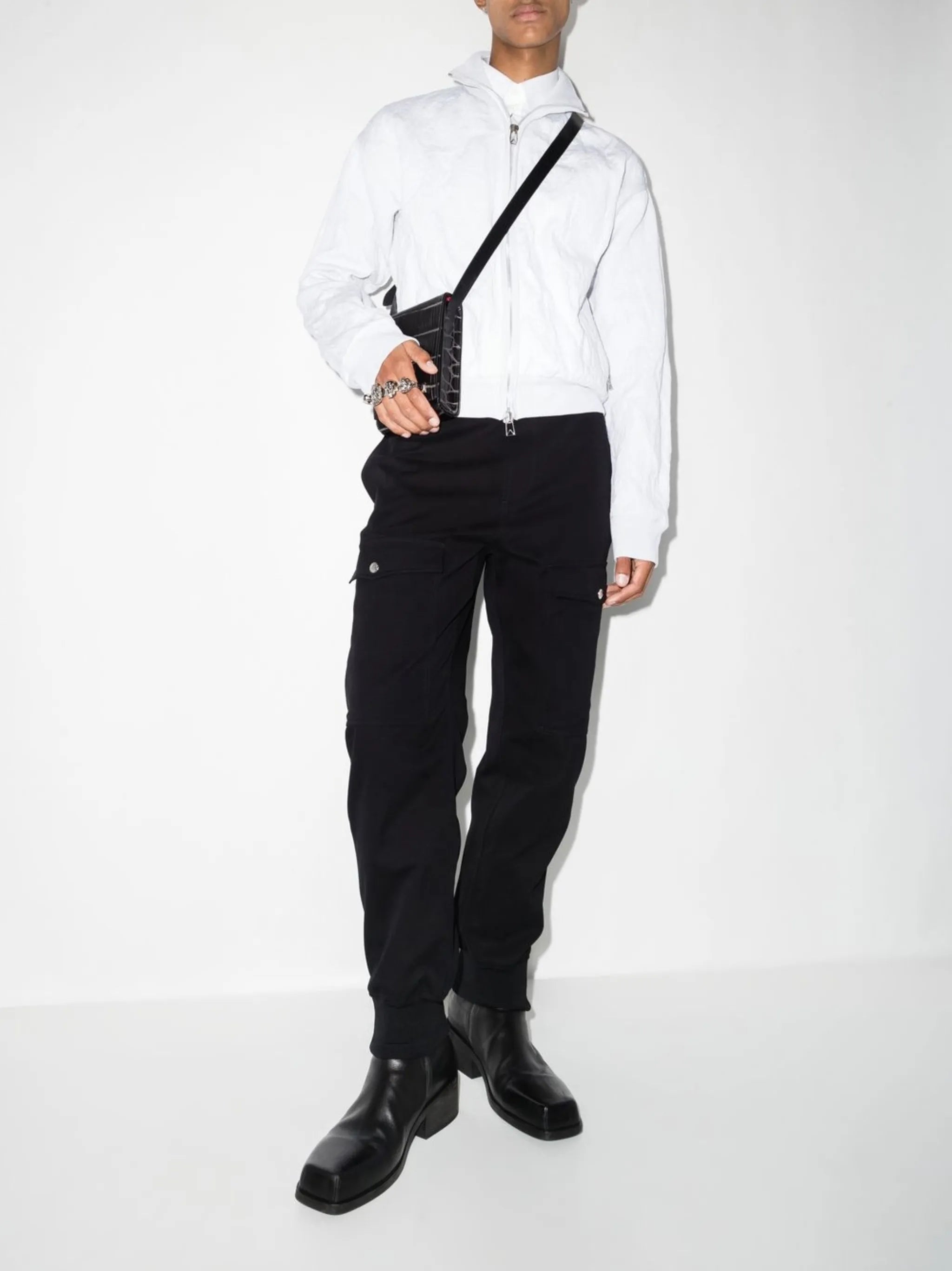 tapered cargo trousers