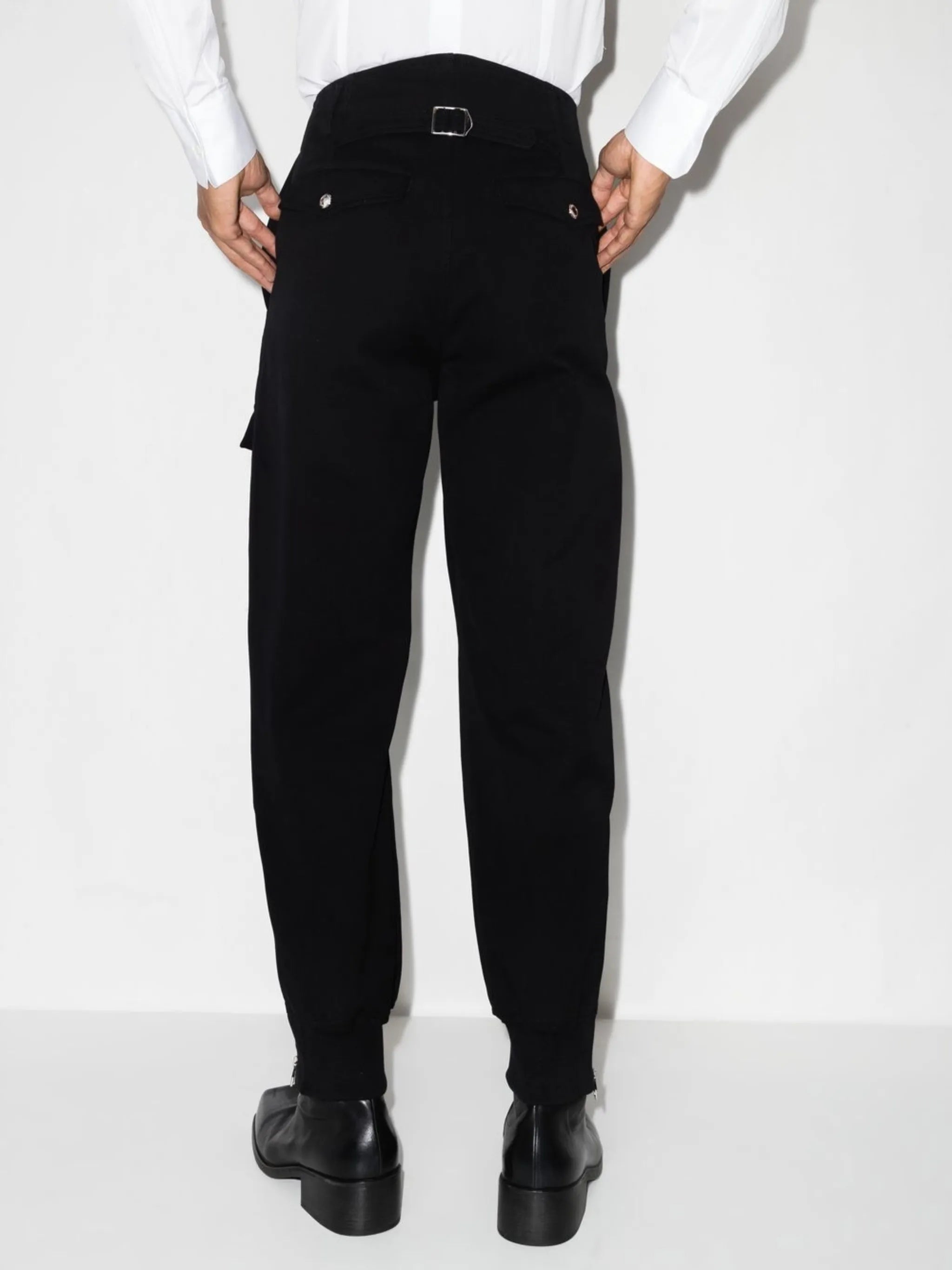 tapered cargo trousers