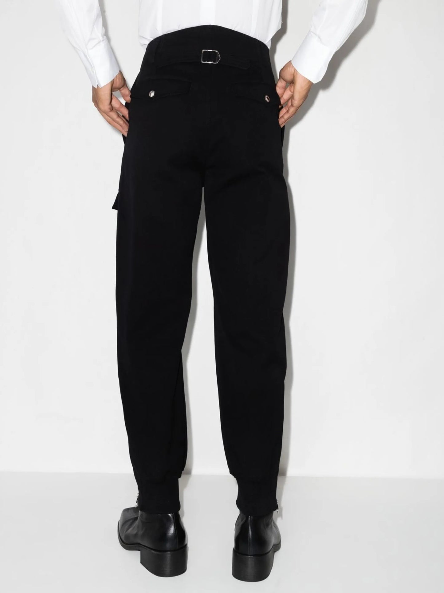 tapered cargo trousers