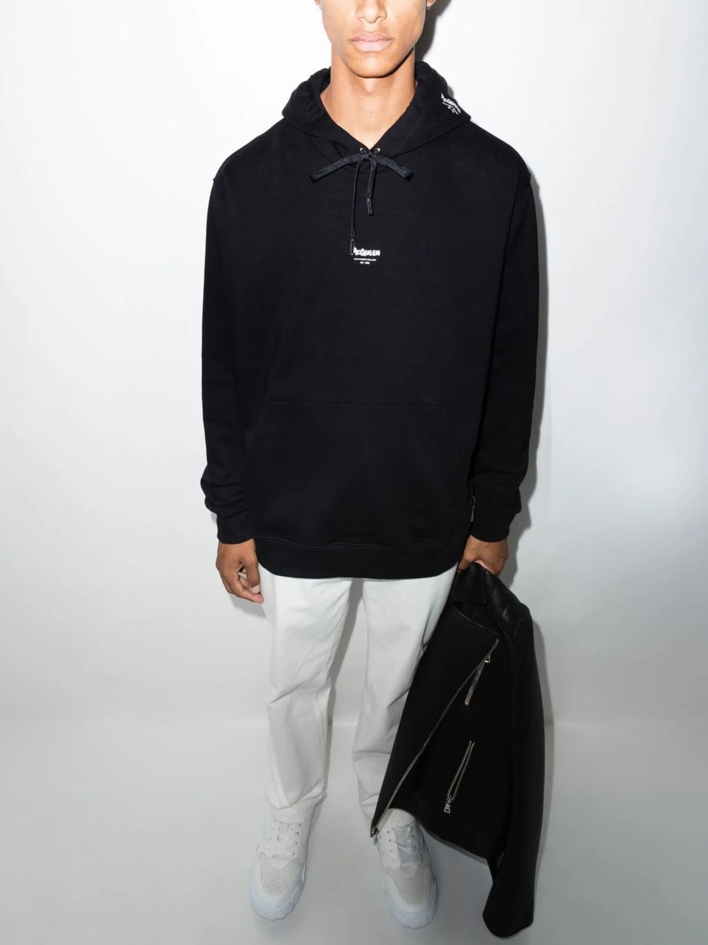 small Graffiti logo hoodie