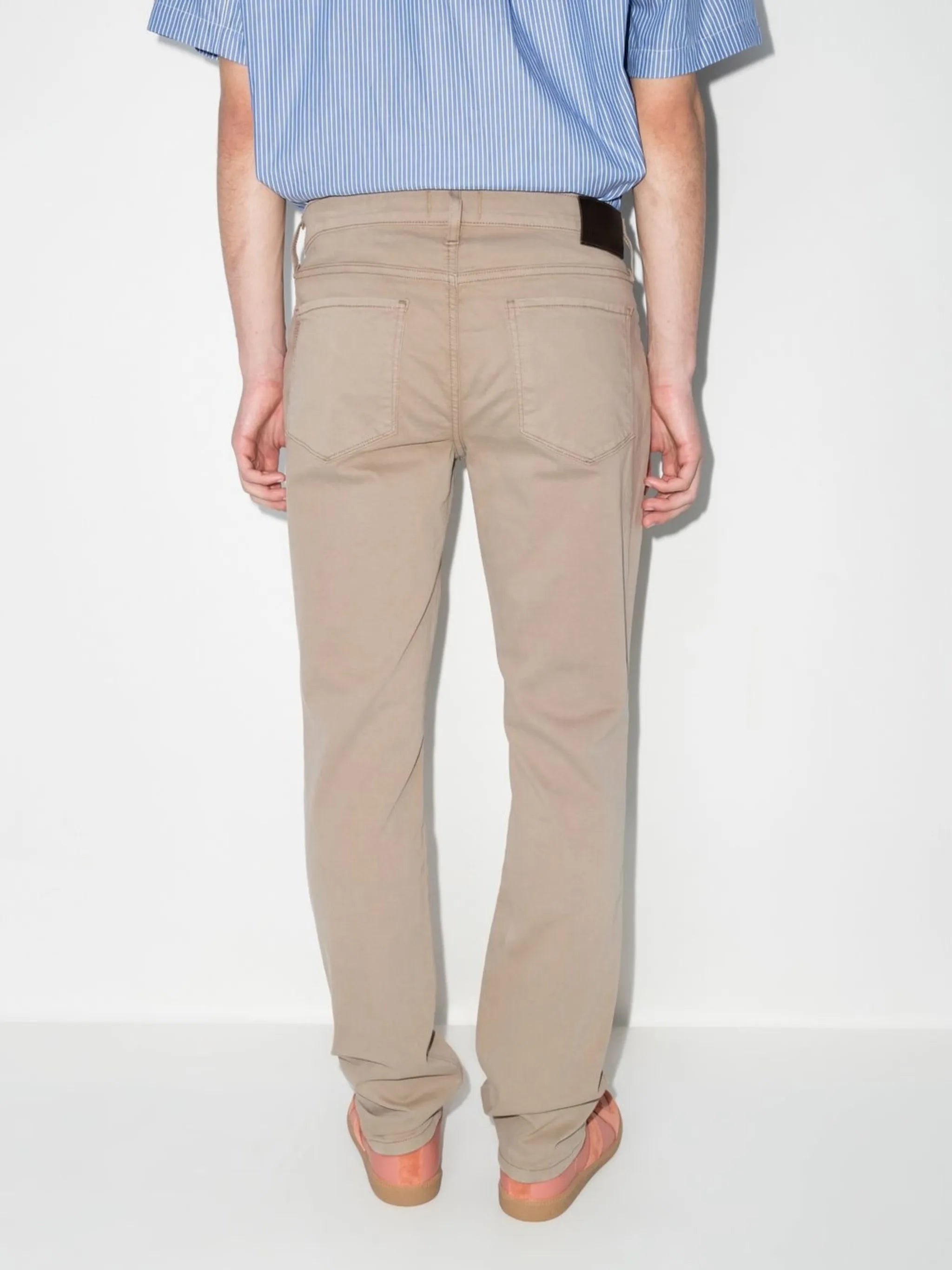 straight-leg jeans