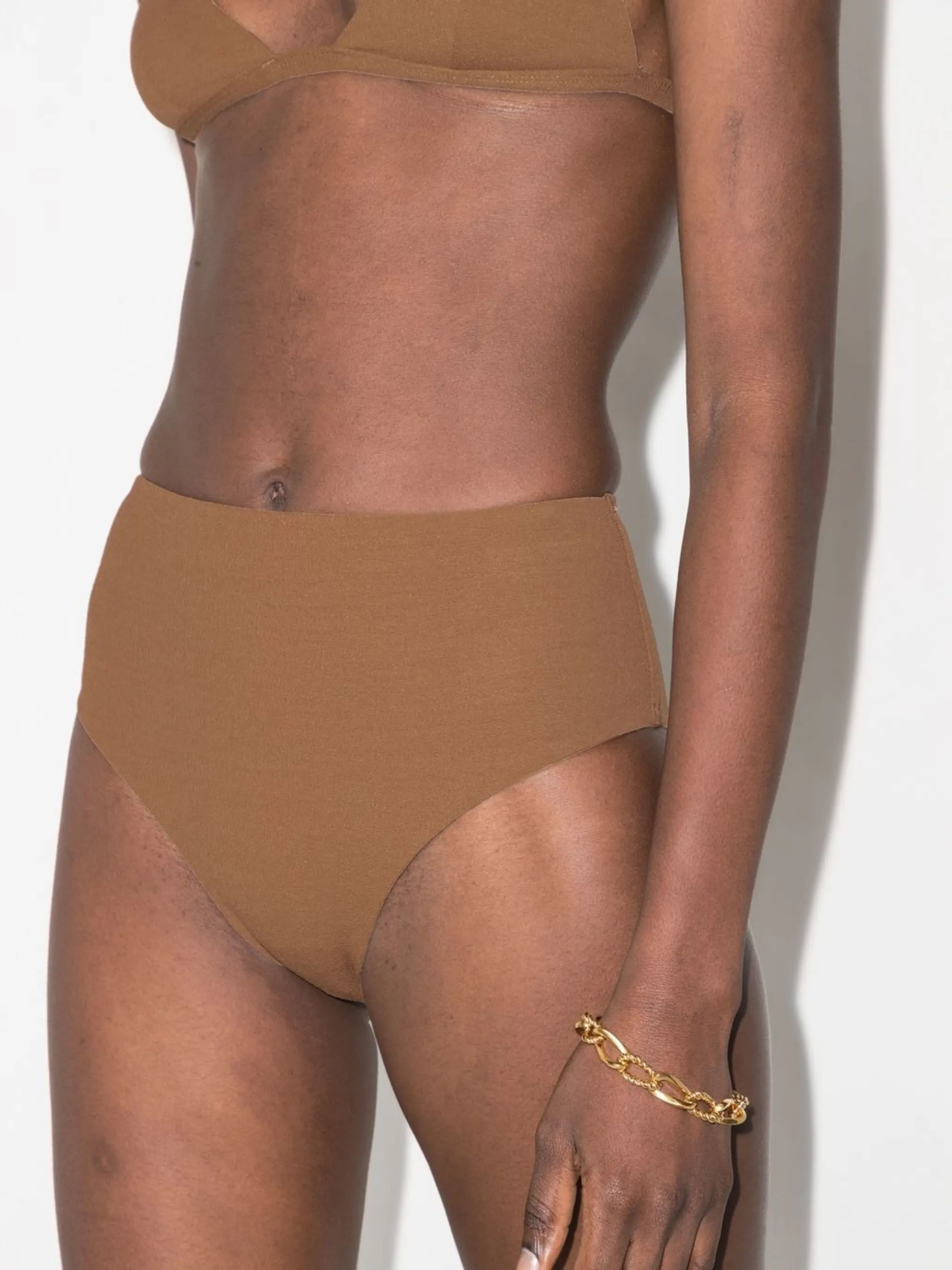 high waisted bikini bottom