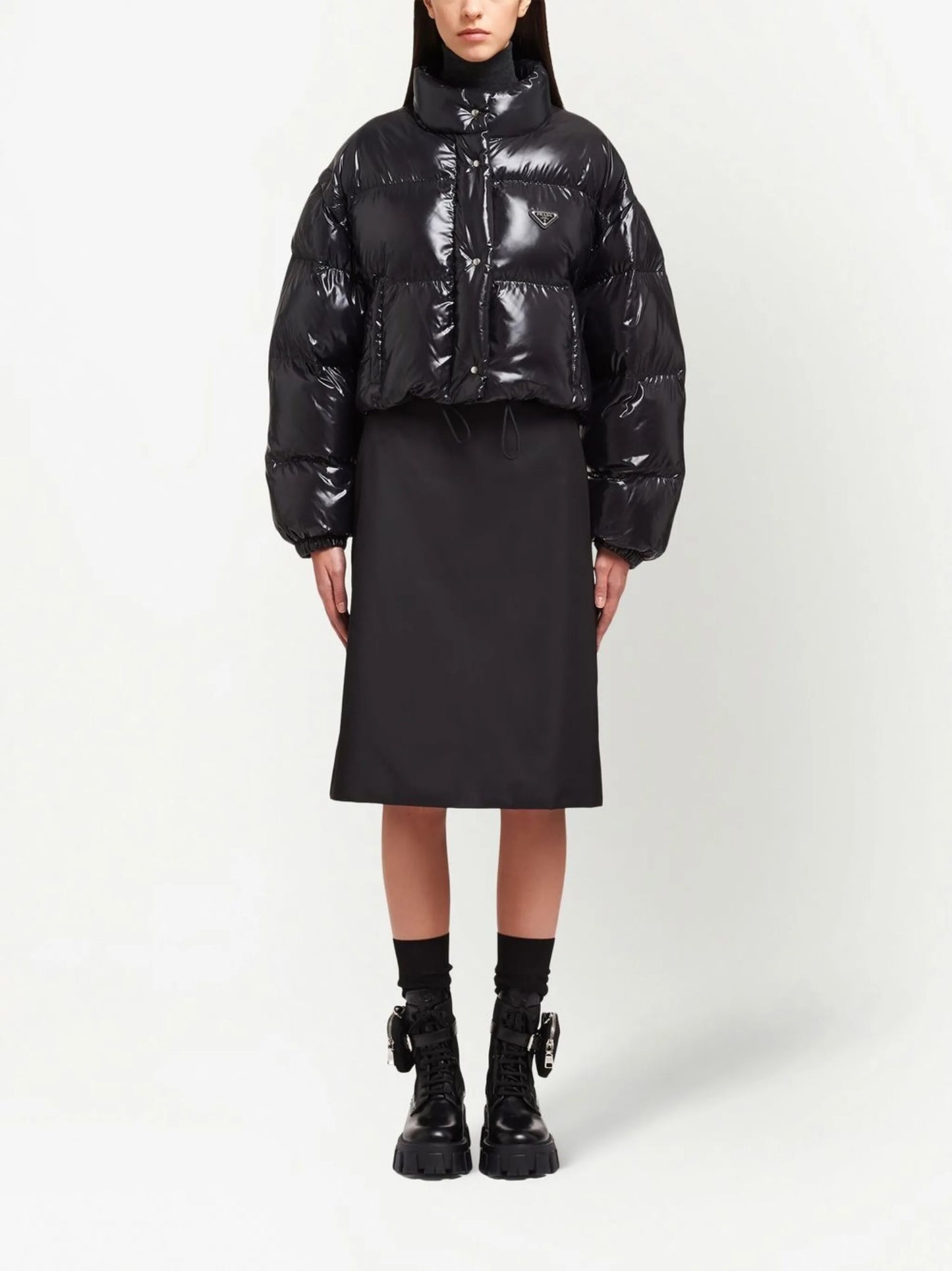 Re-Nylon convertible down jacket