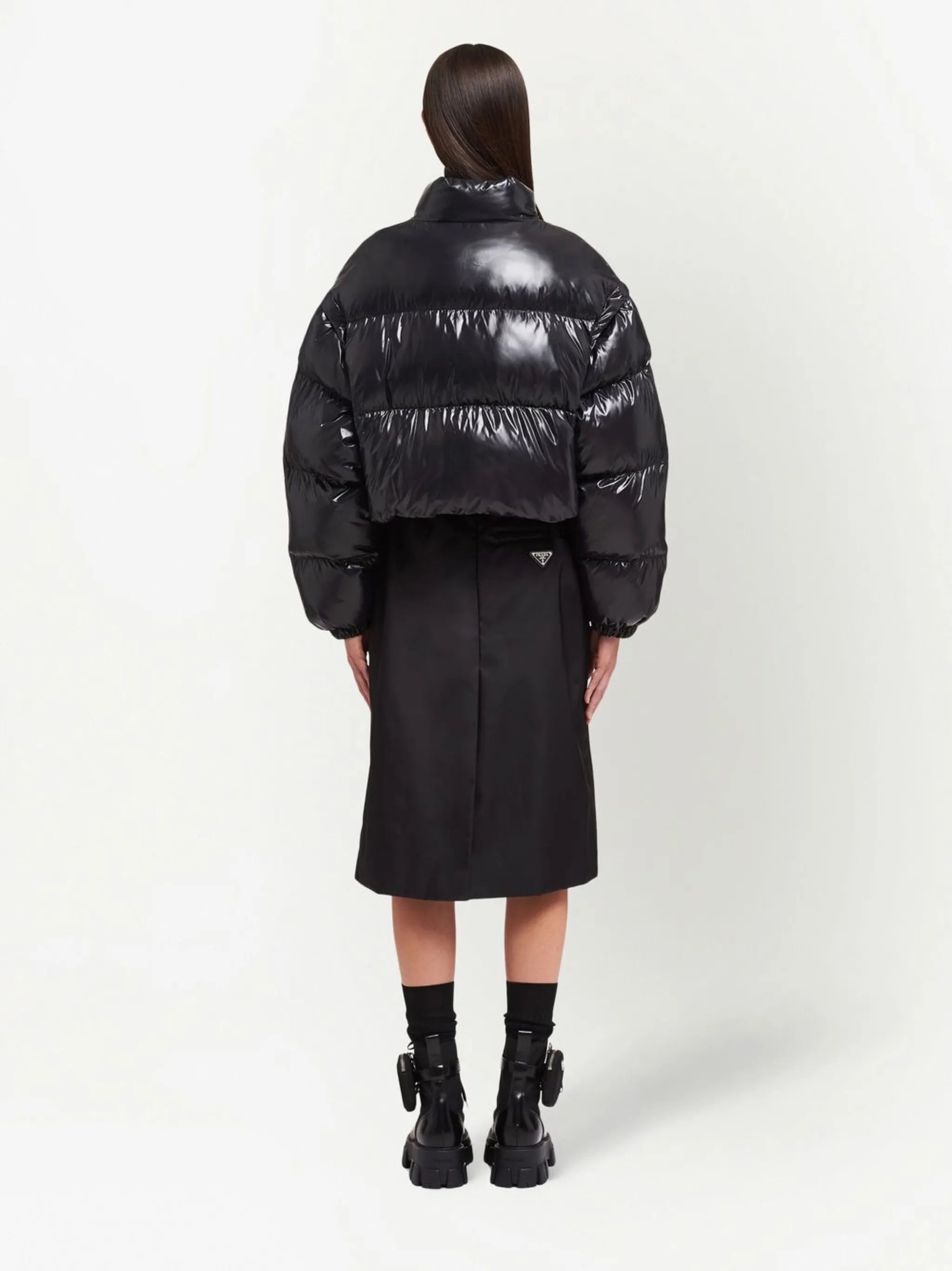 Re-Nylon convertible down jacket
