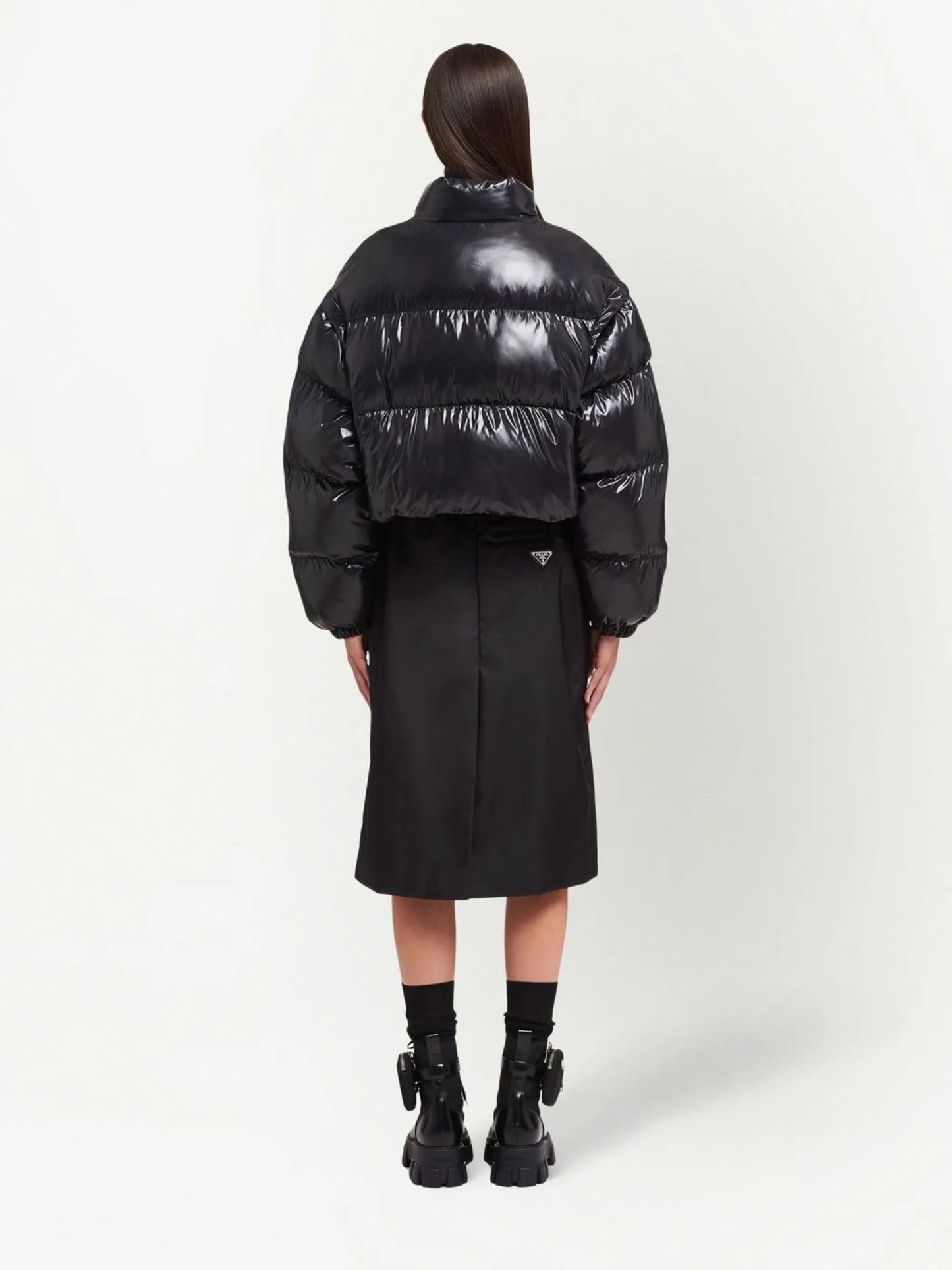 Re-Nylon convertible down jacket