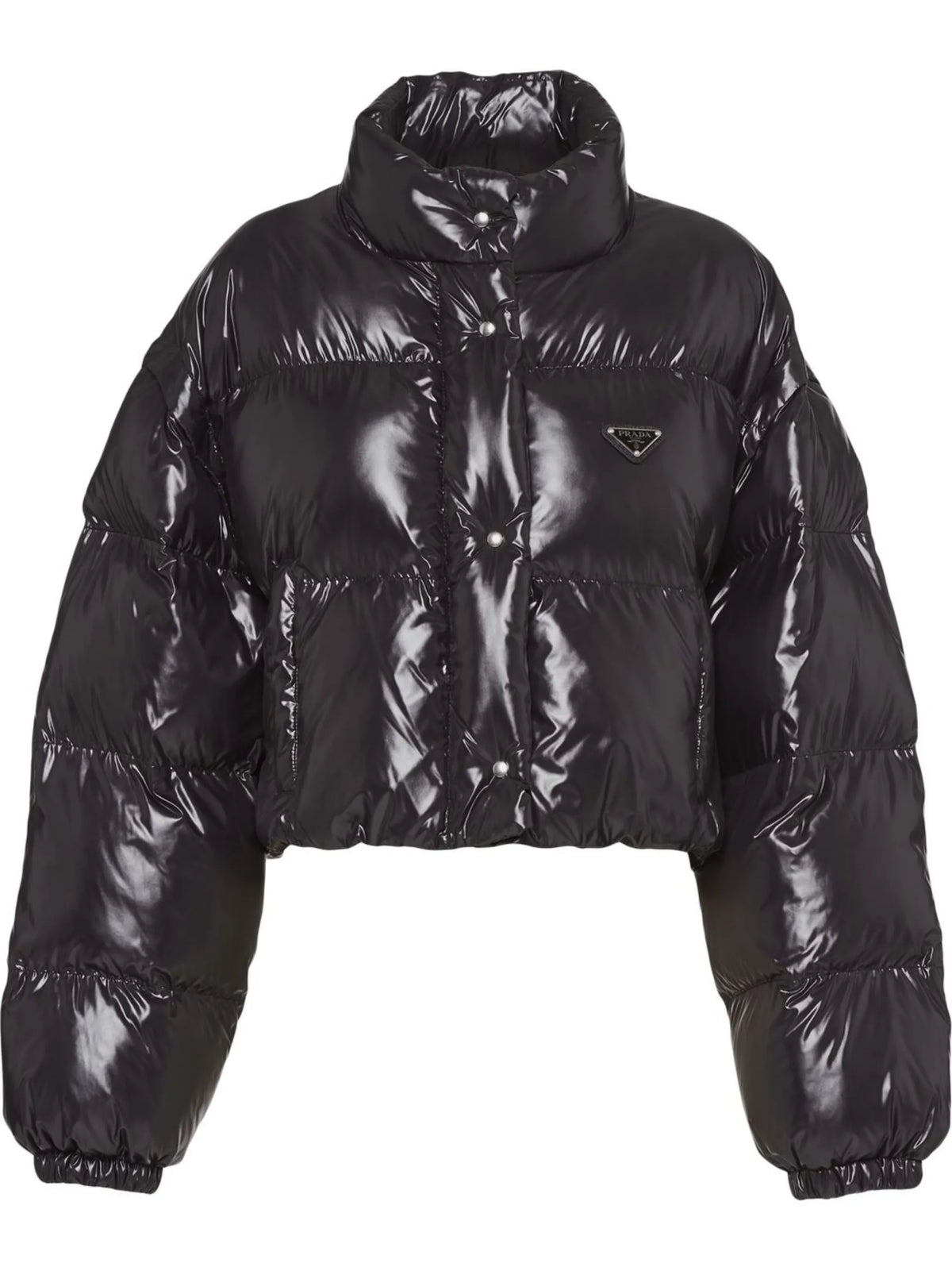 Re-Nylon cropped convertible down jacket
