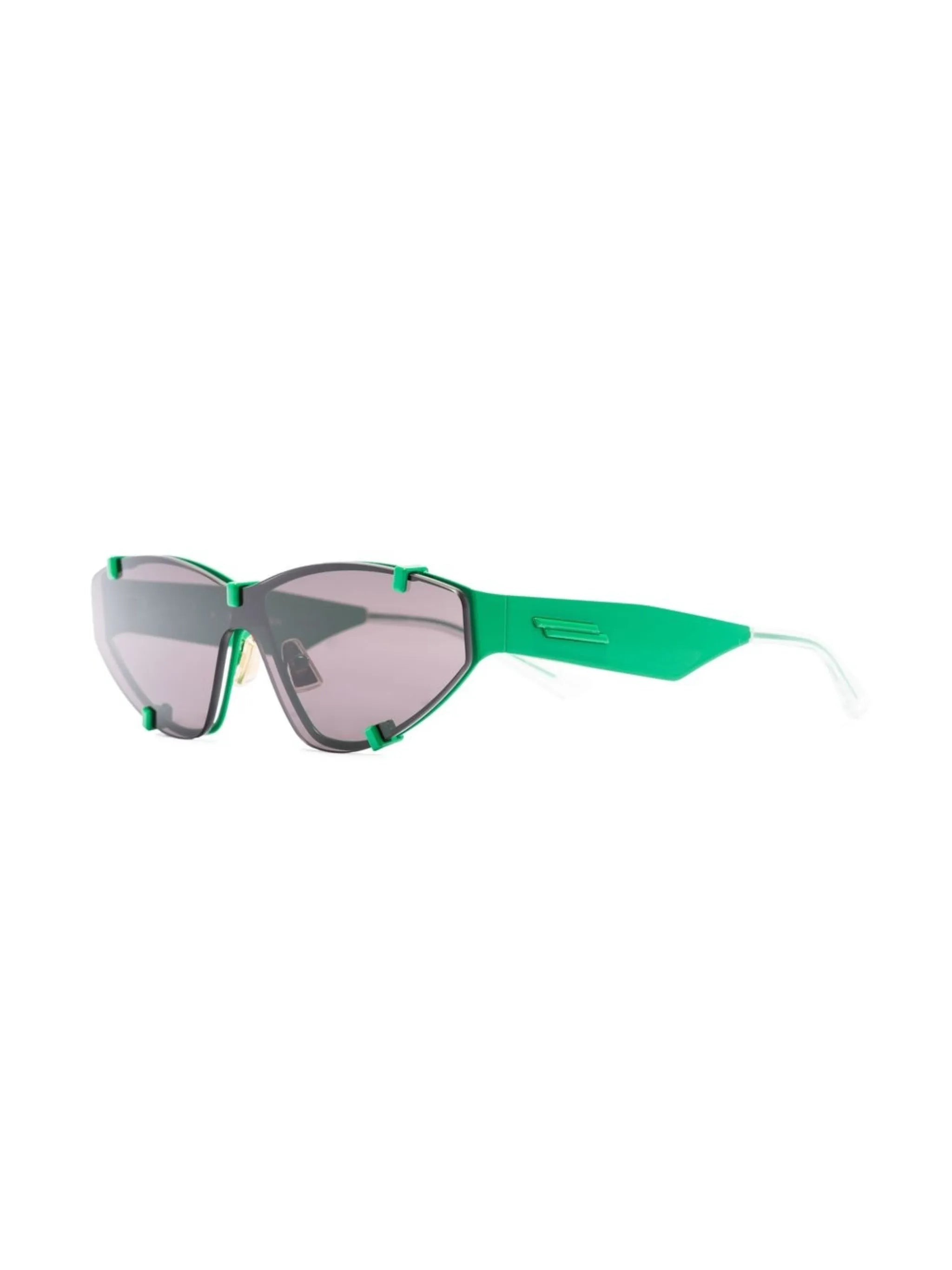 logo-plaque tinted sunglasses