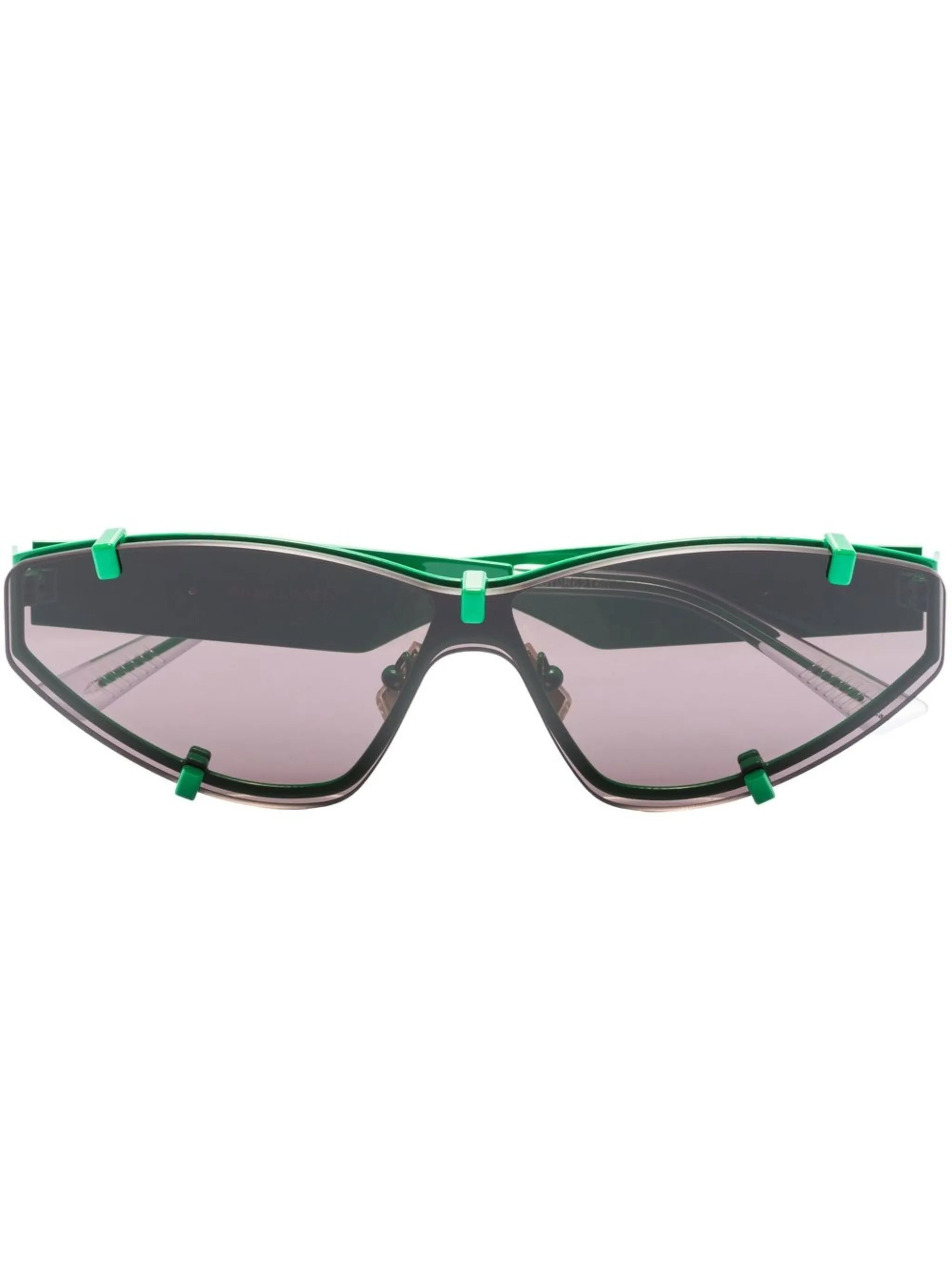 logo-plaque tinted sunglasses