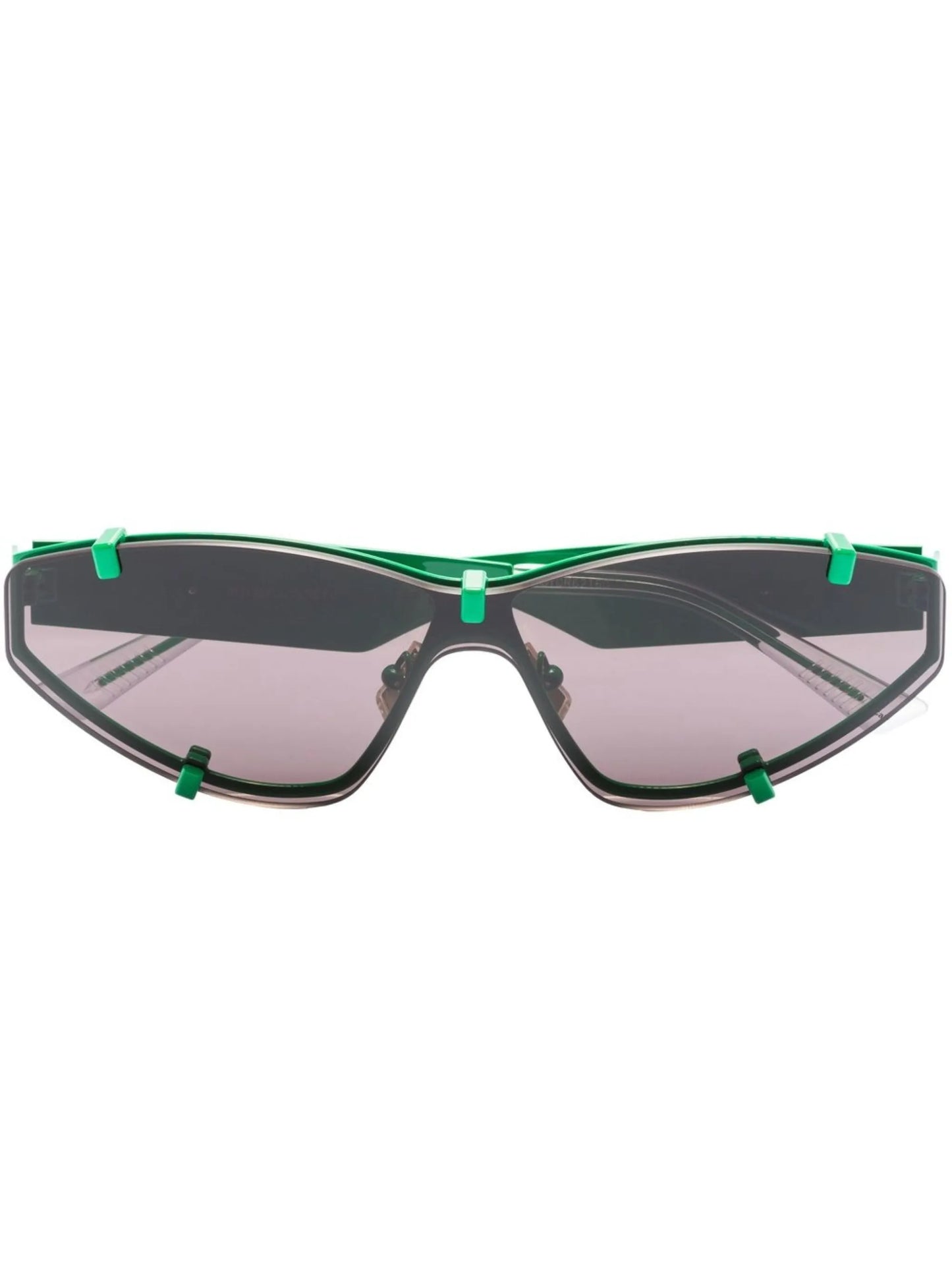 logo-plaque tinted sunglasses