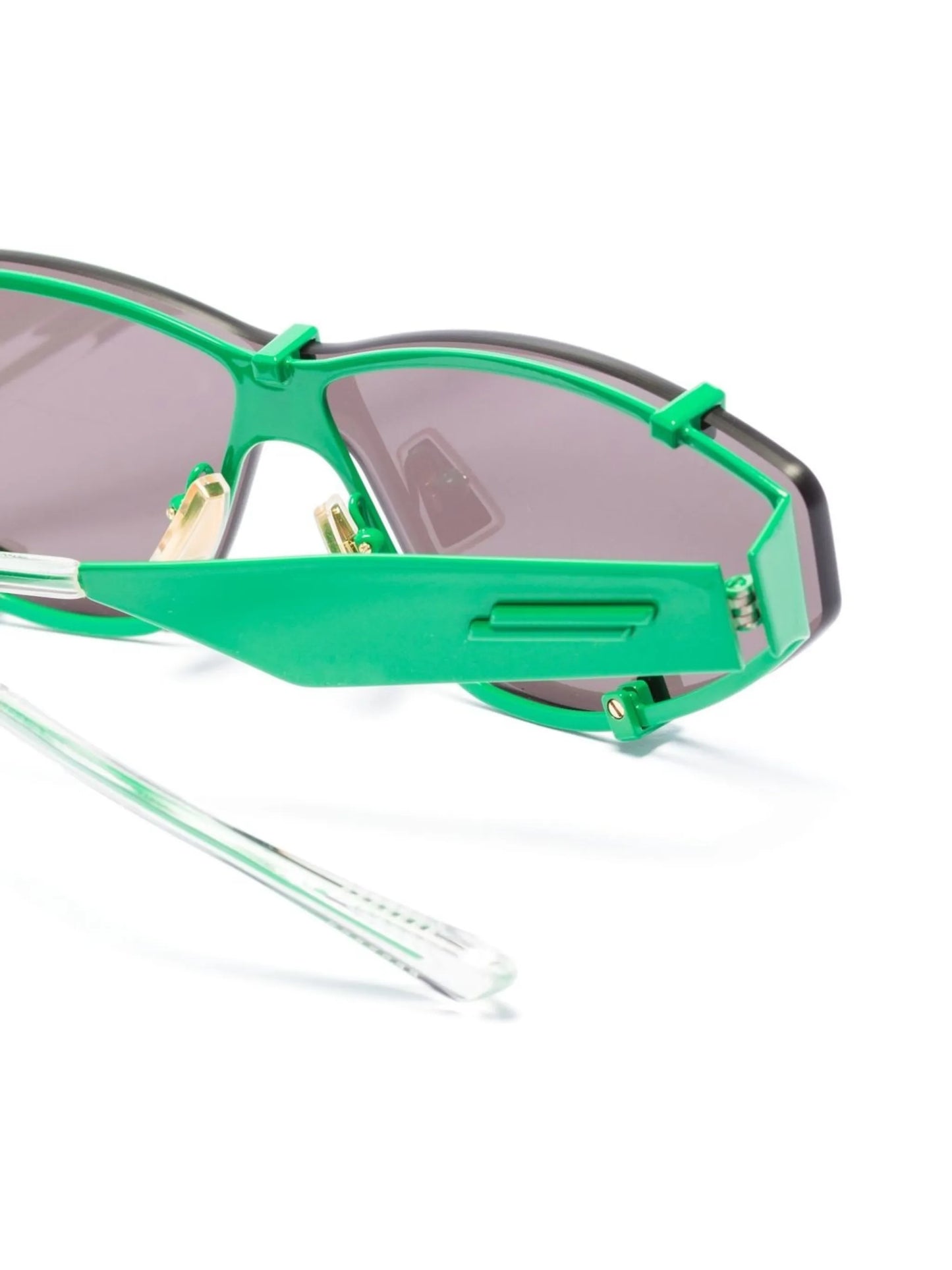 logo-plaque tinted sunglasses