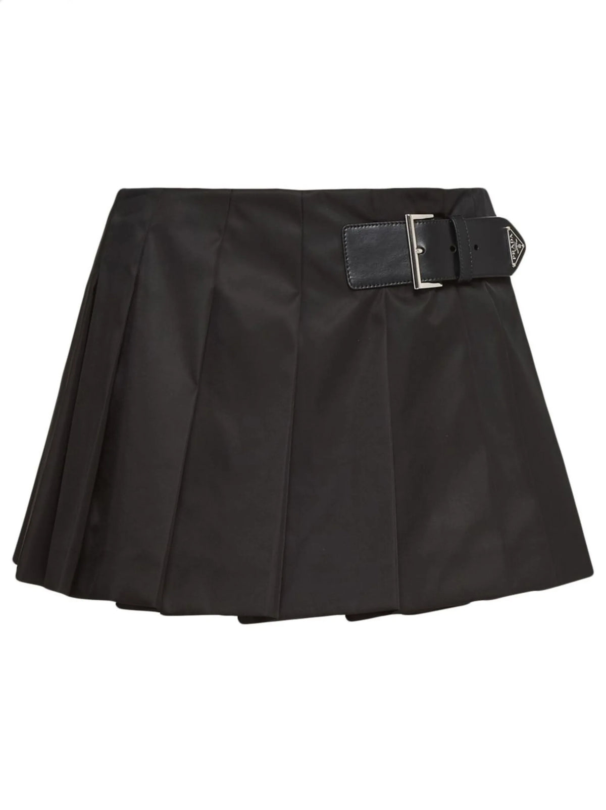 pleated Re-Nylon miniskirt