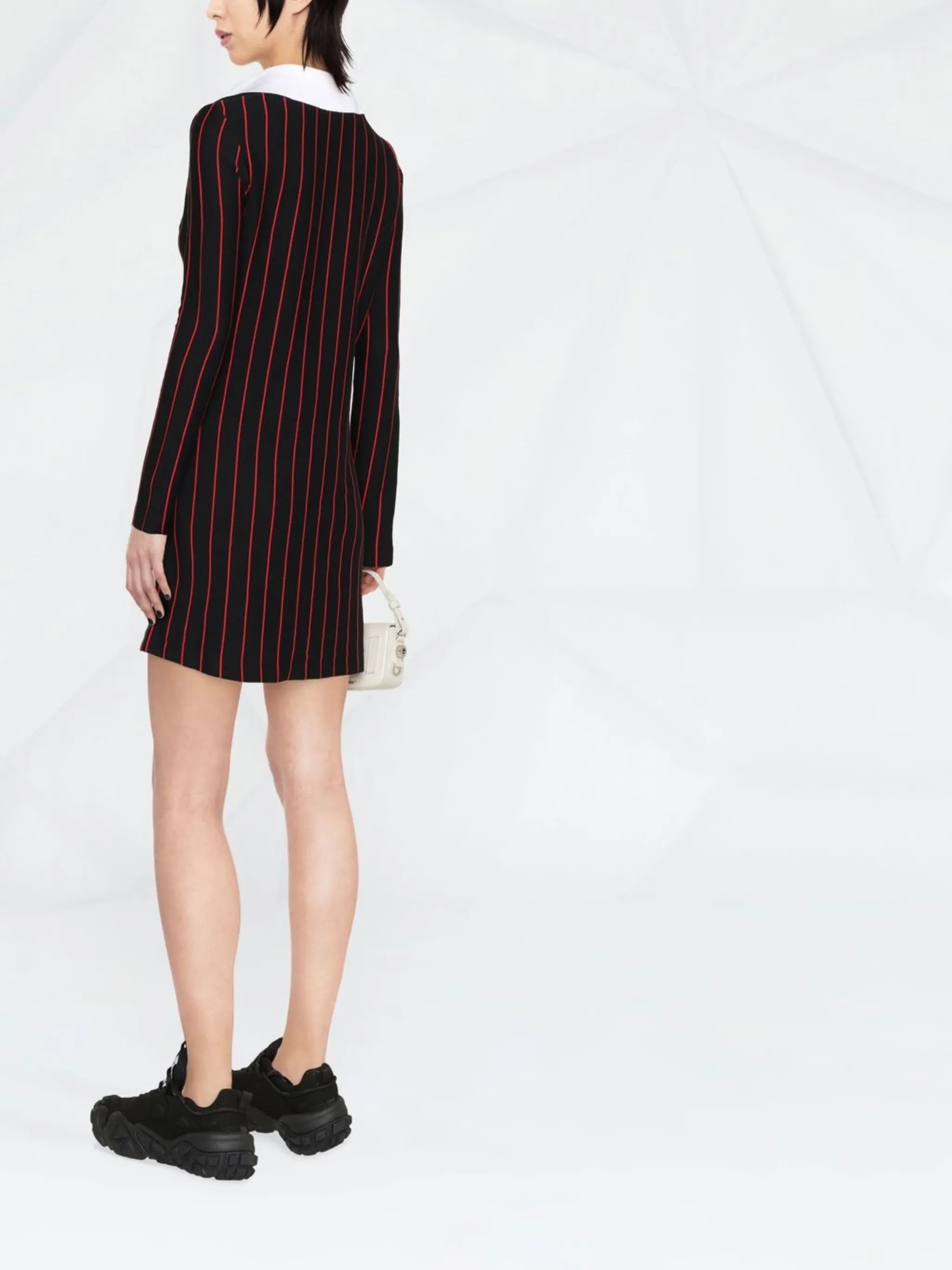 x Fila striped polo dress