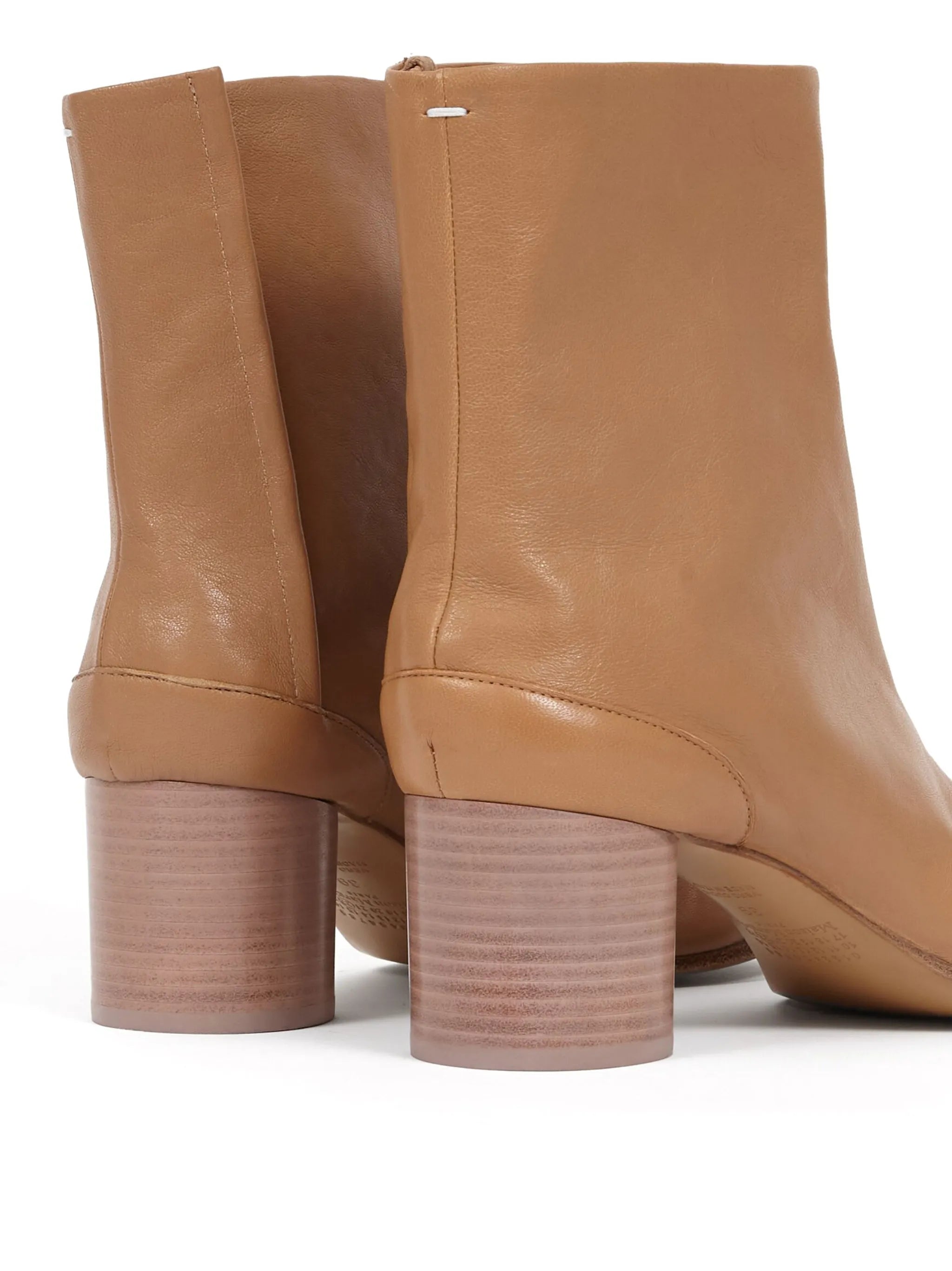 Tabi leather ankle boots