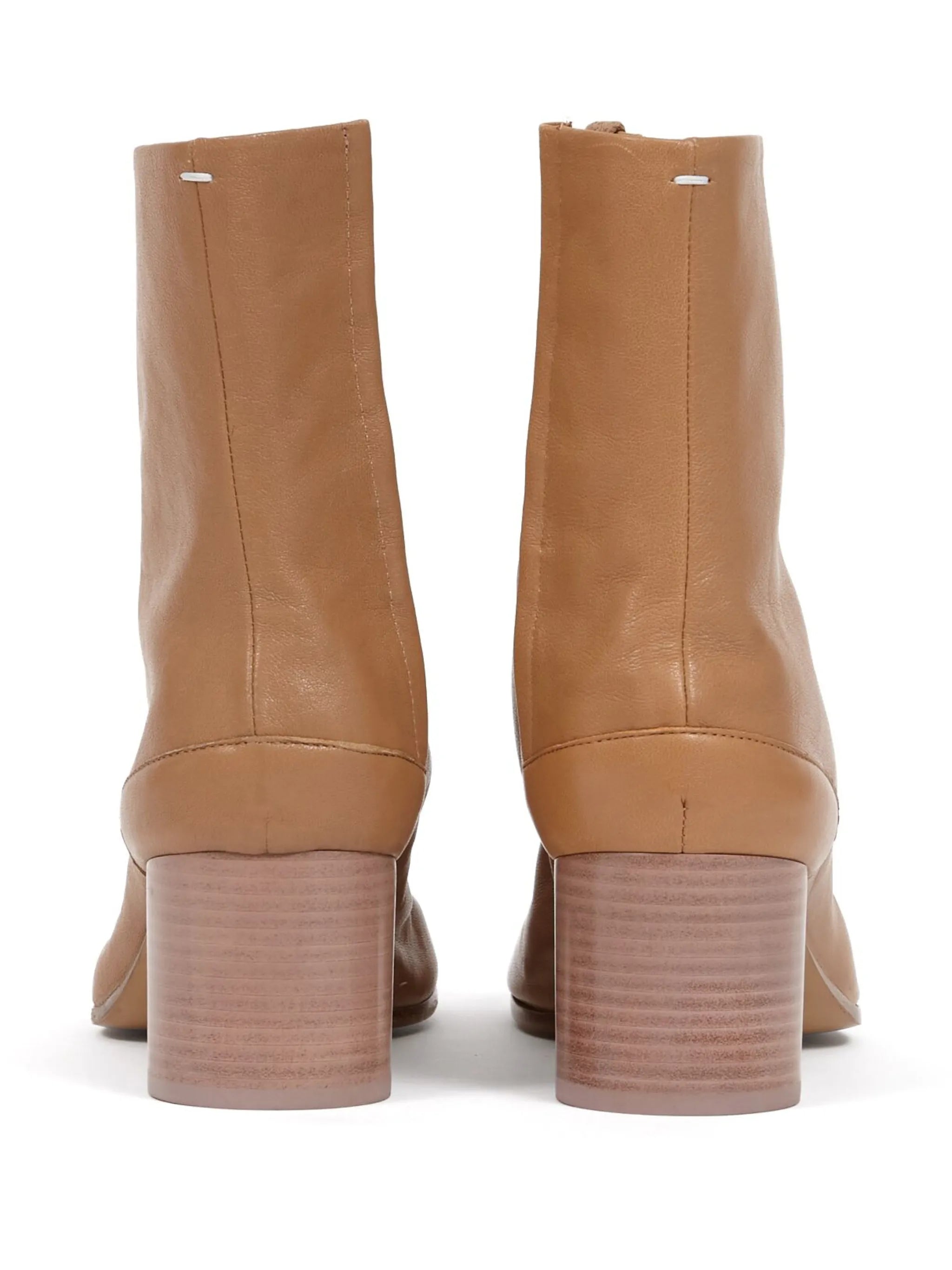 Tabi leather ankle boots