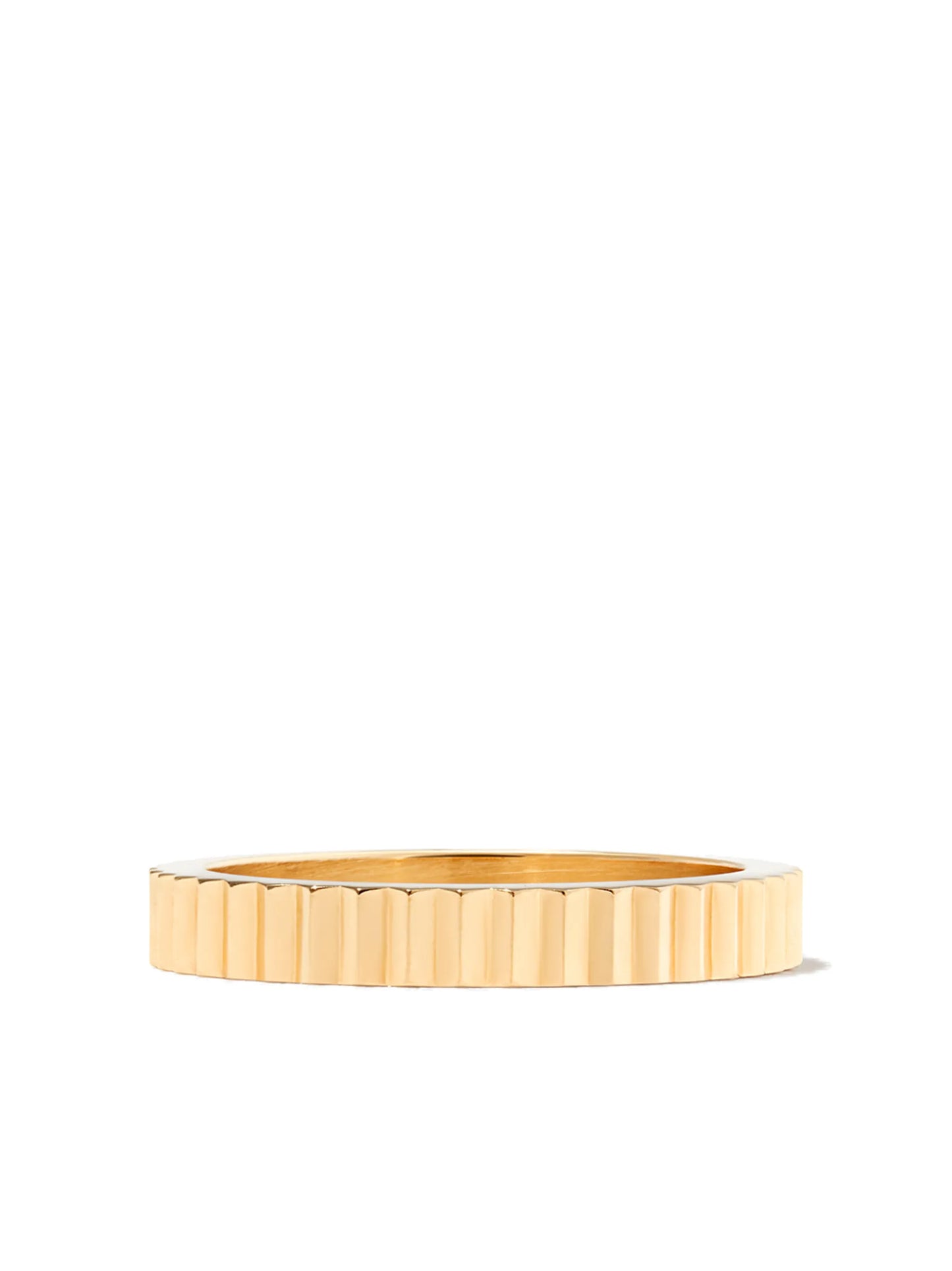 18kt yellow gold Guilloche 4g ring