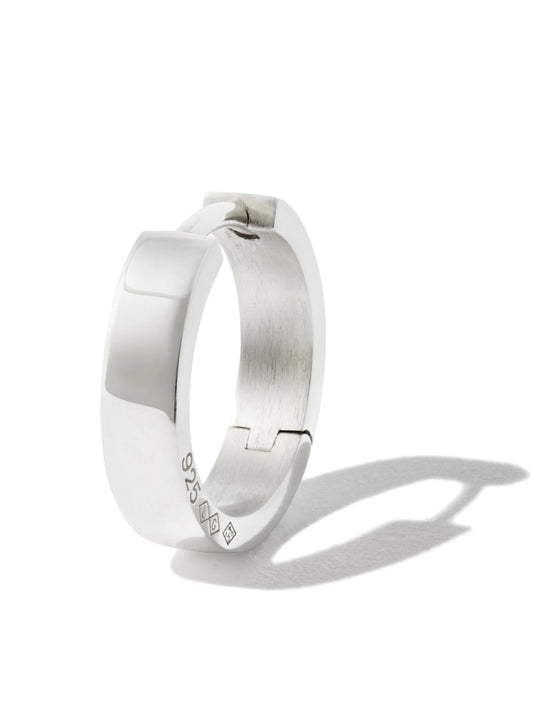 sterling silver hoop earring