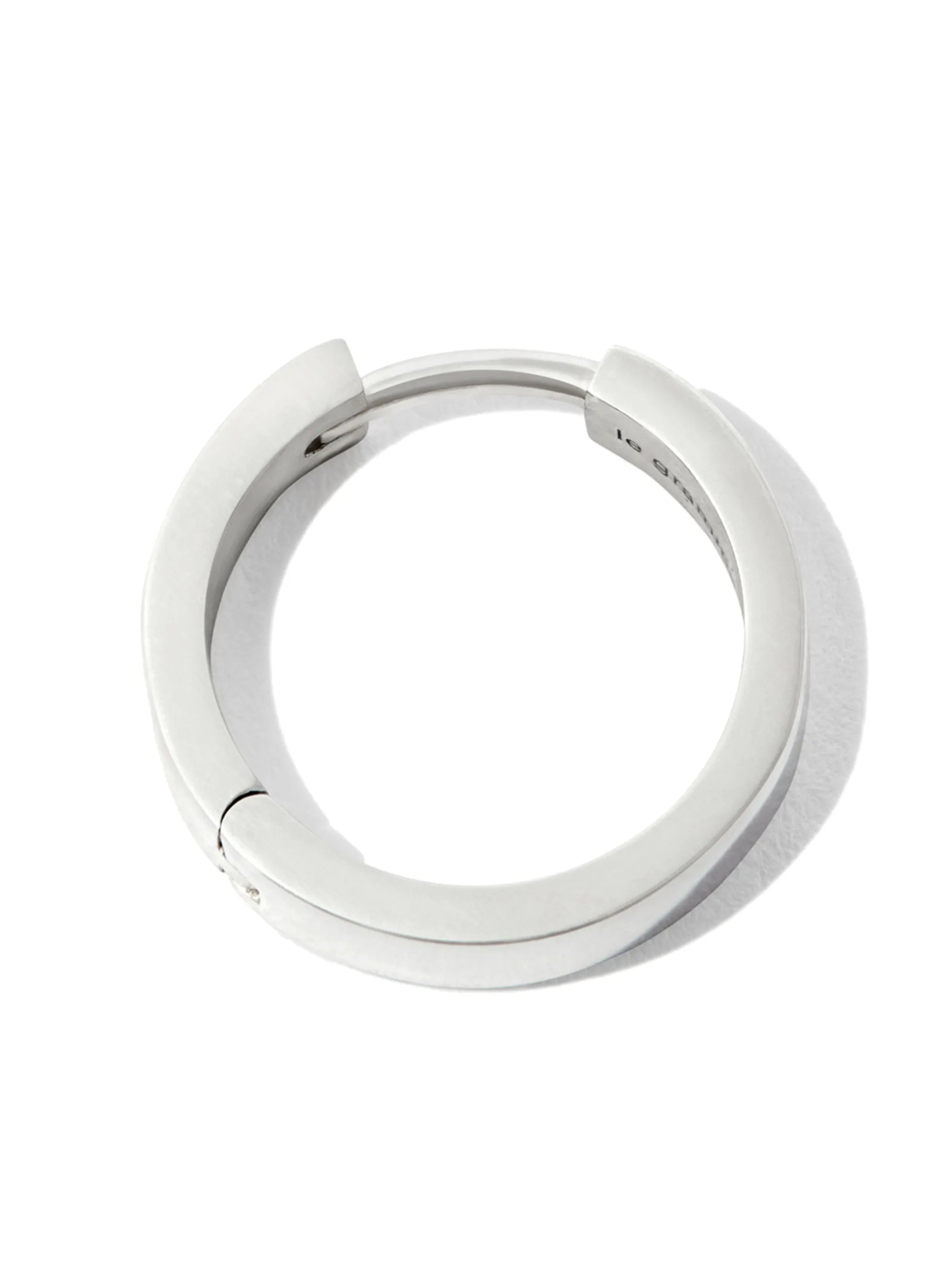 sterling silver hoop earring