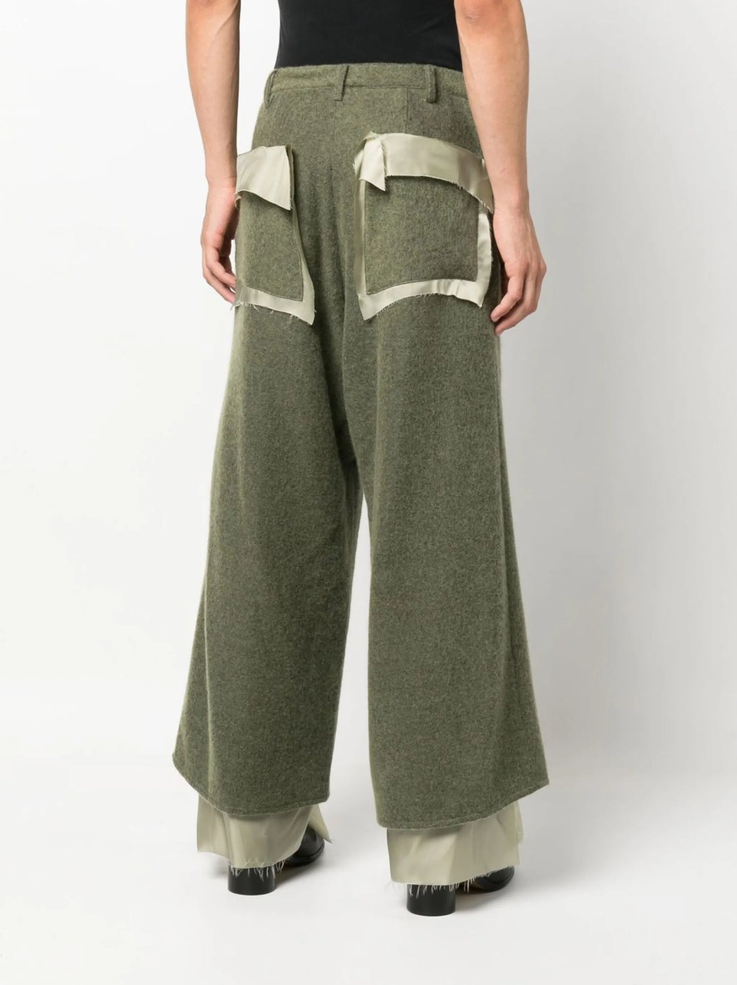 cropped wide-leg trousers