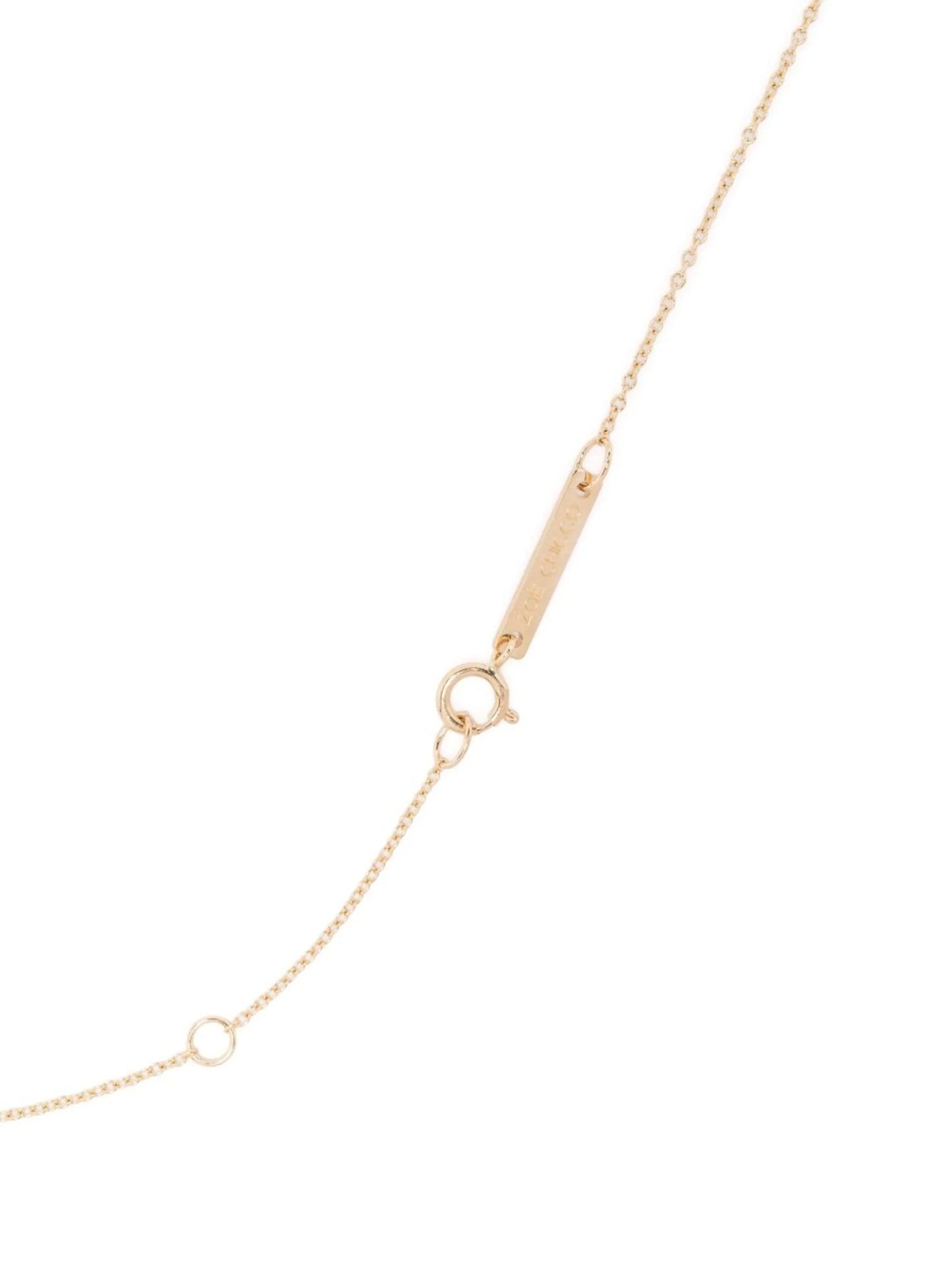 14kt Yellow Gold diamond necklace