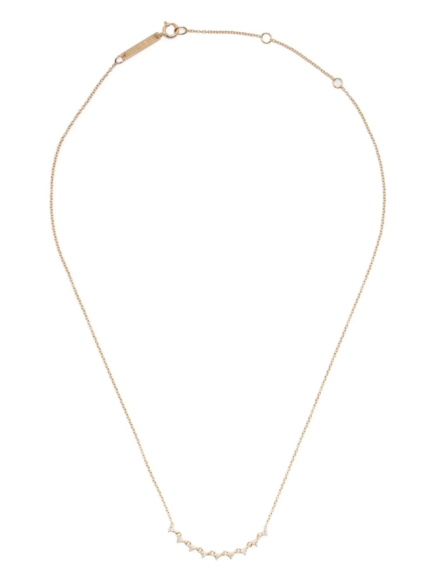 14kt Yellow Gold diamond necklace