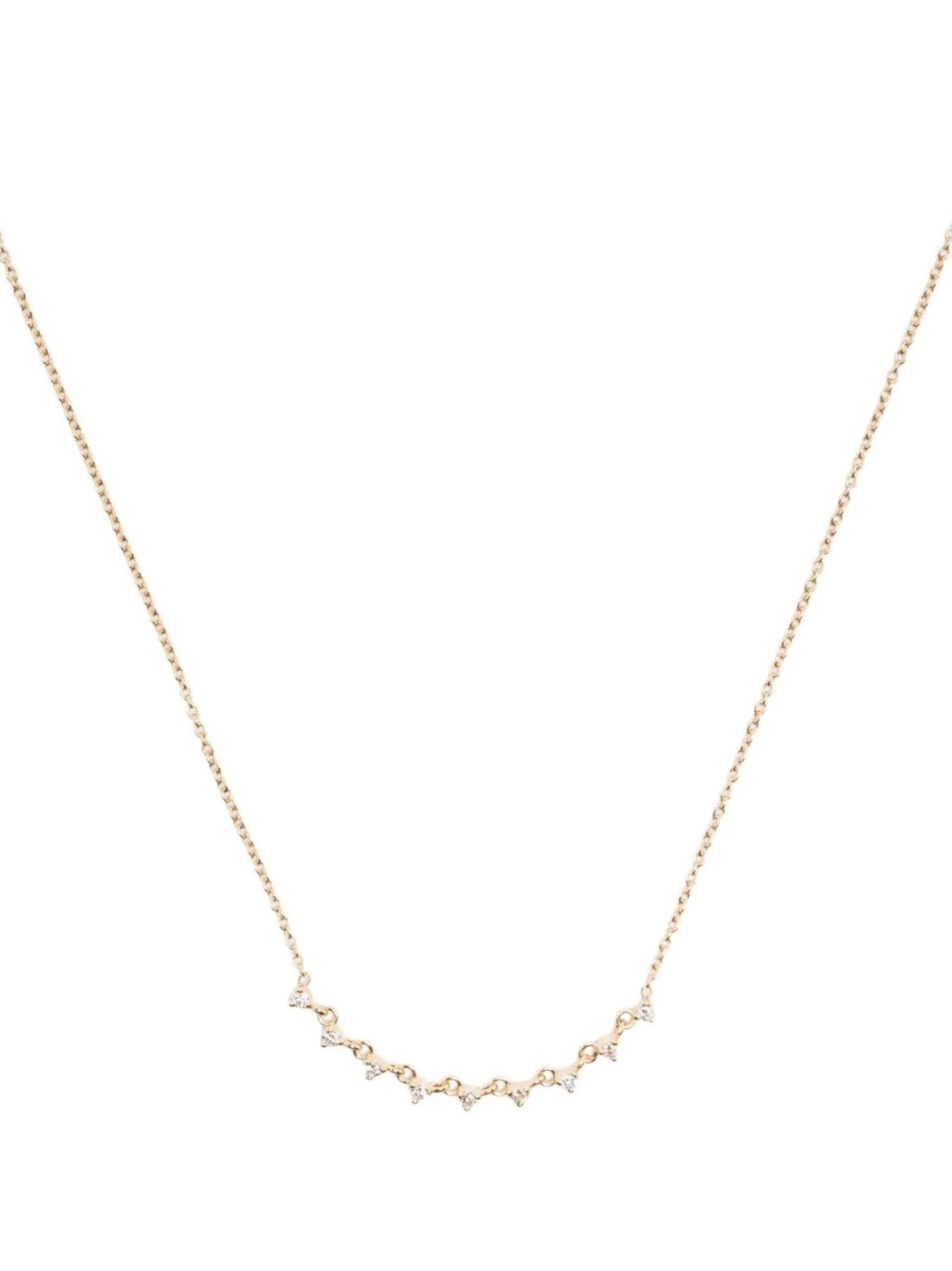 14kt Yellow Gold diamond necklace