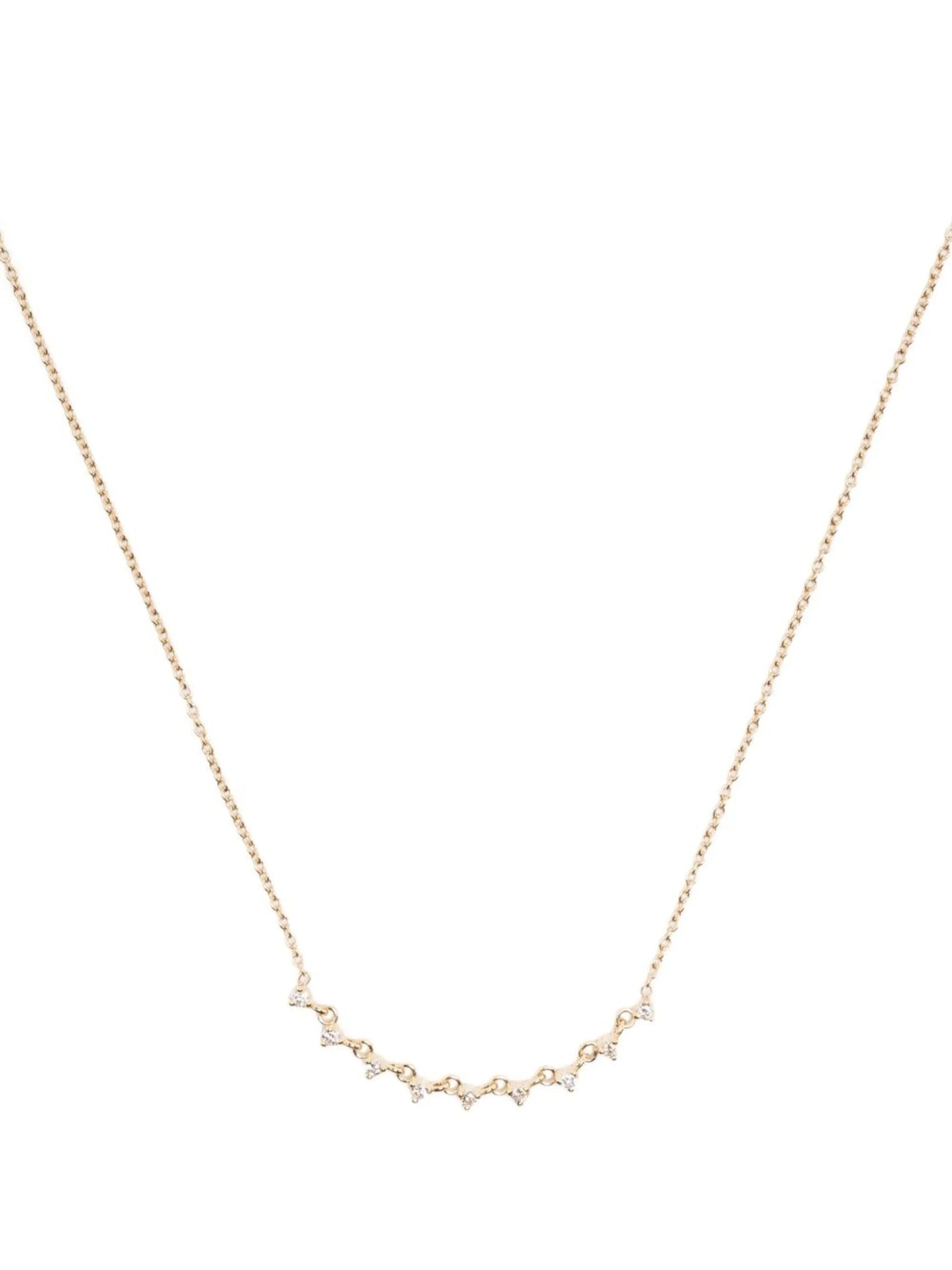 14kt Yellow Gold diamond necklace