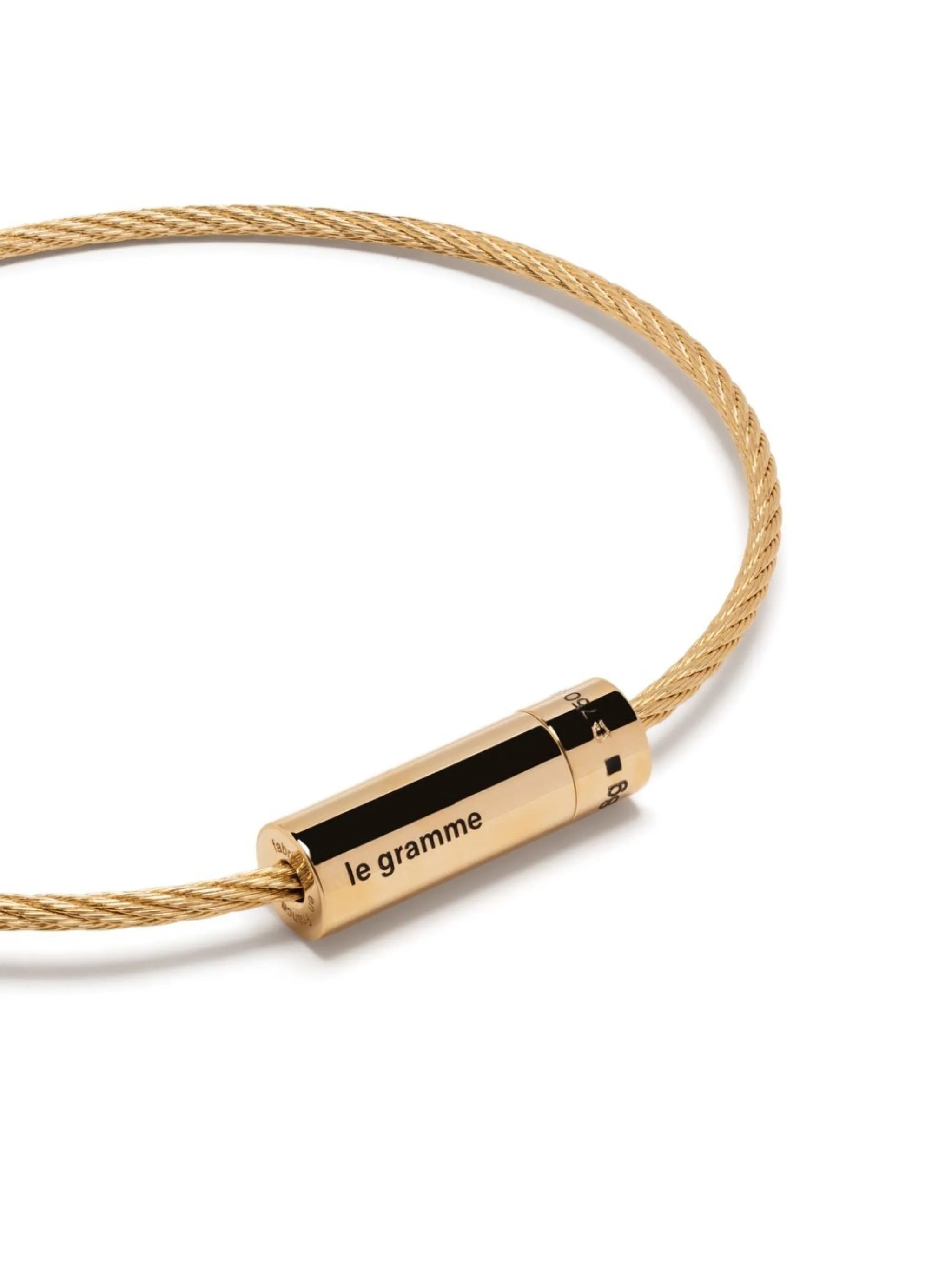 18kt yellow gold Cable 8g bracelet