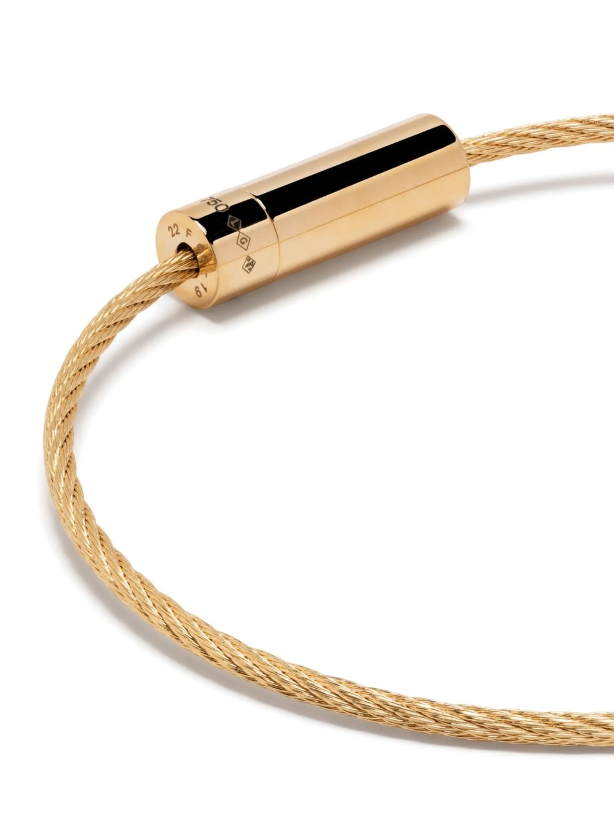 18kt yellow gold Cable 8g bracelet