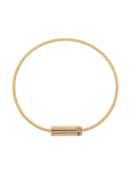 18kt yellow gold Cable 8g bracelet