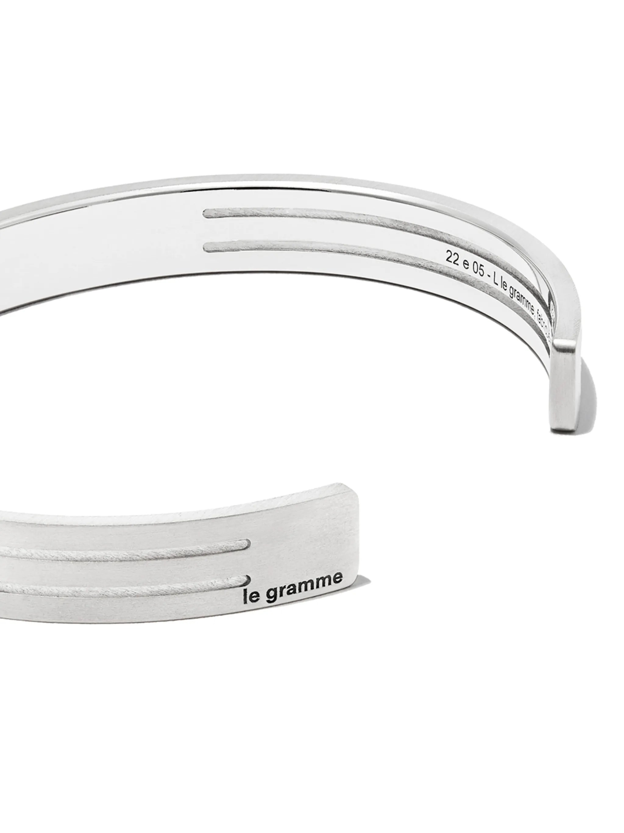 18kt yellow gold and brushed titanium Ribbon bracelet