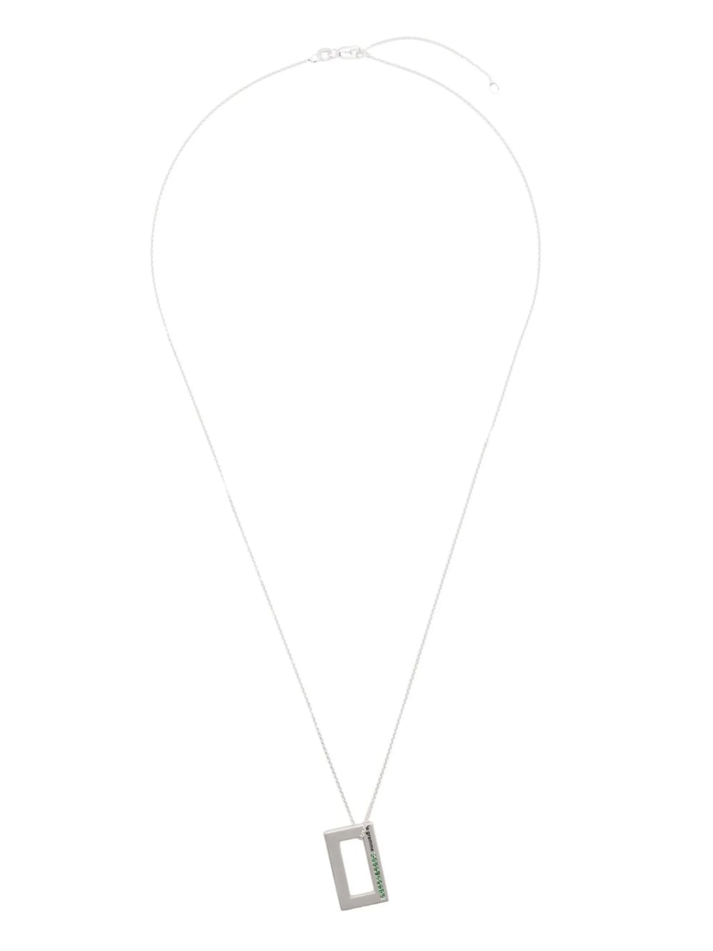 3,4g tsavorite pendant necklace