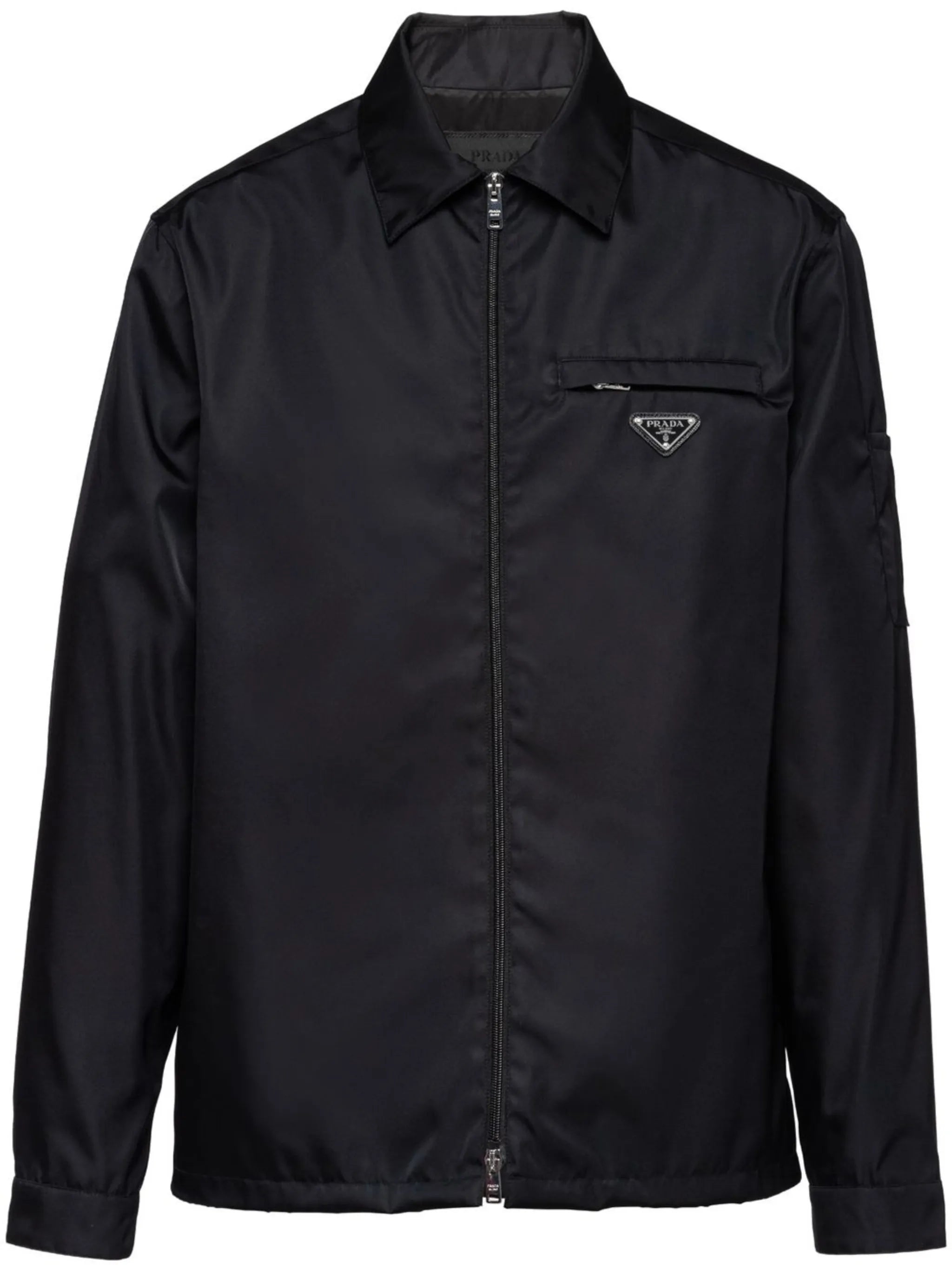 Re-Nylon triangle-logo shirt