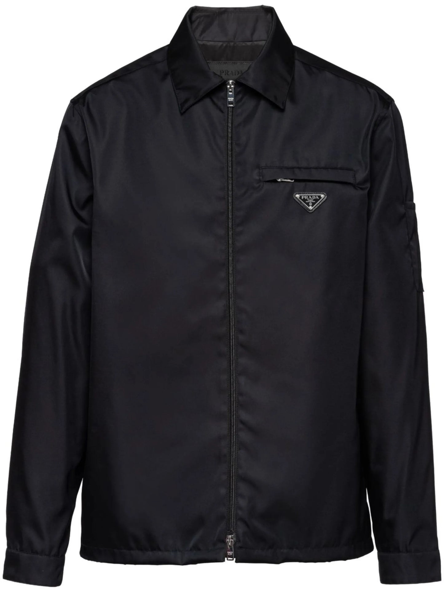 Re-Nylon triangle-logo shirt