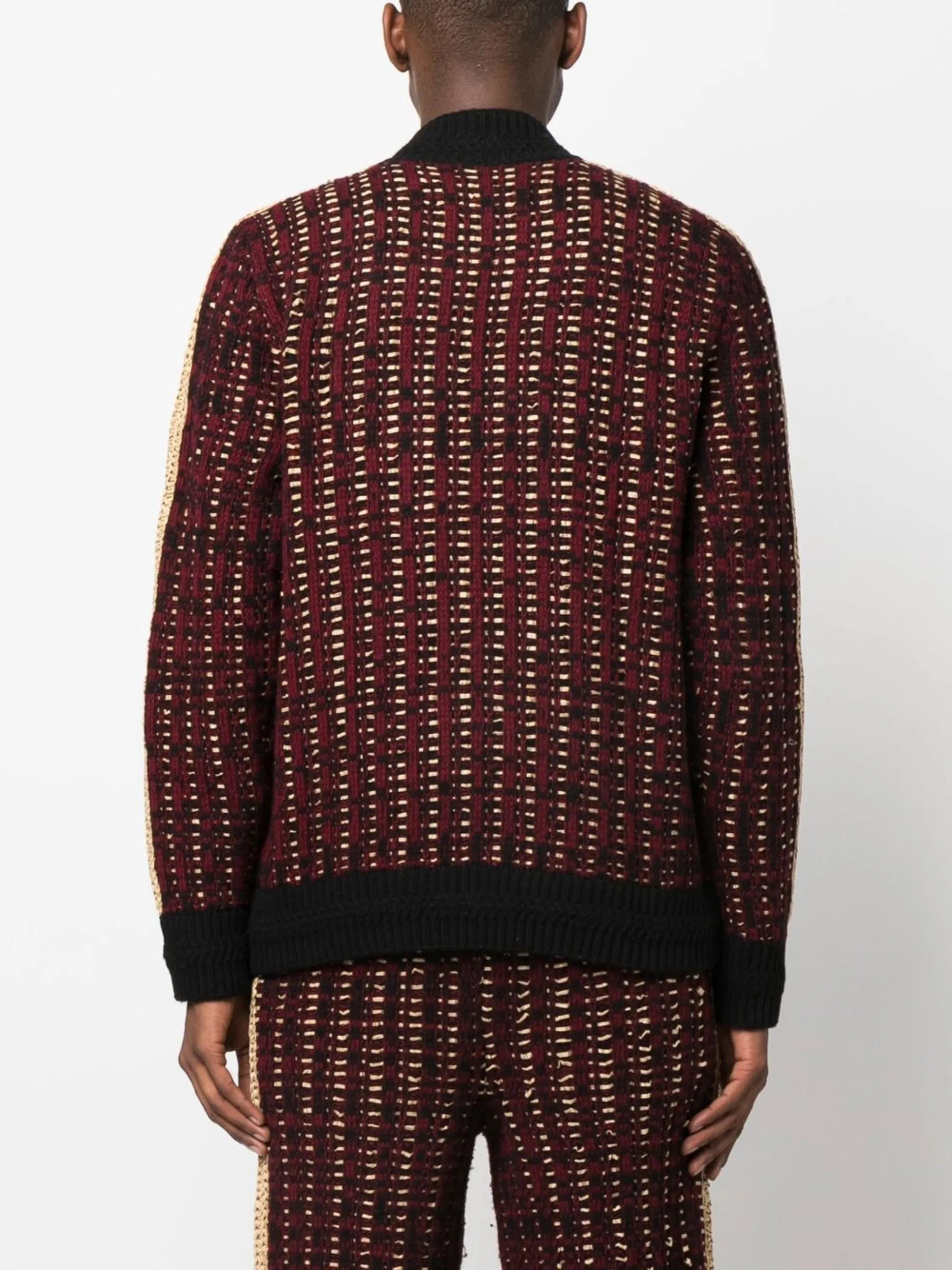 Pistol zip-up cardigan