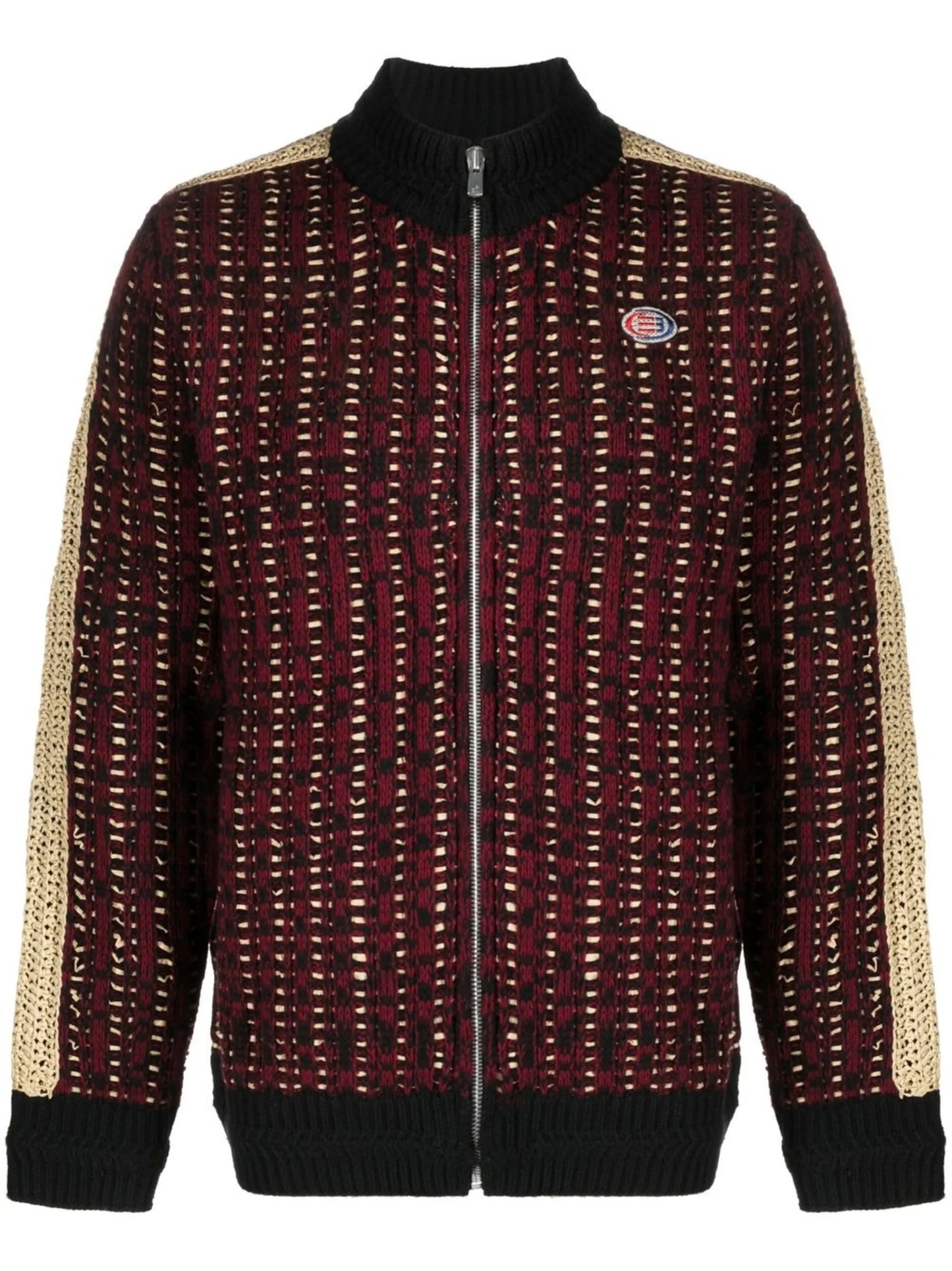 Pistol zip-up cardigan